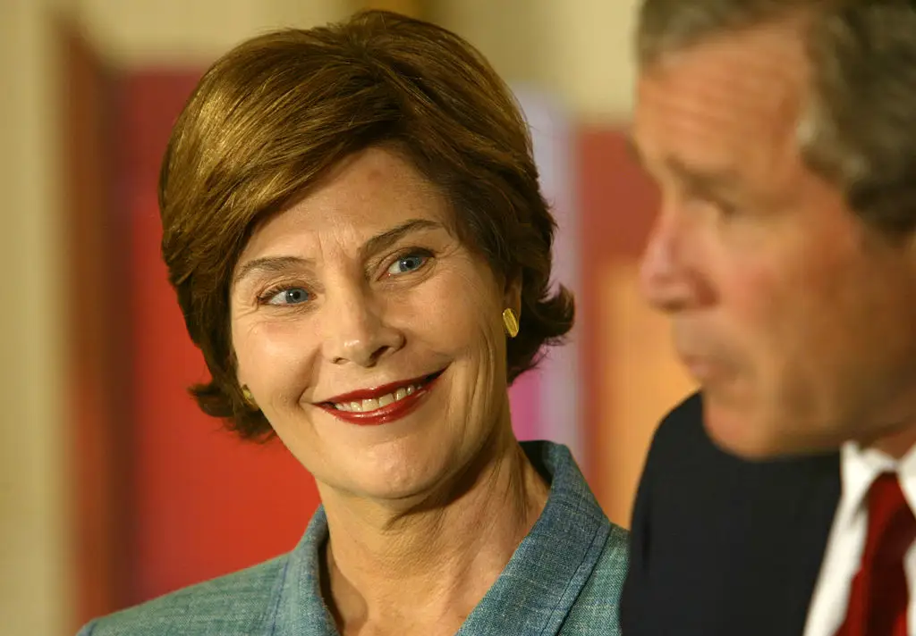 First lady Laura Bush.