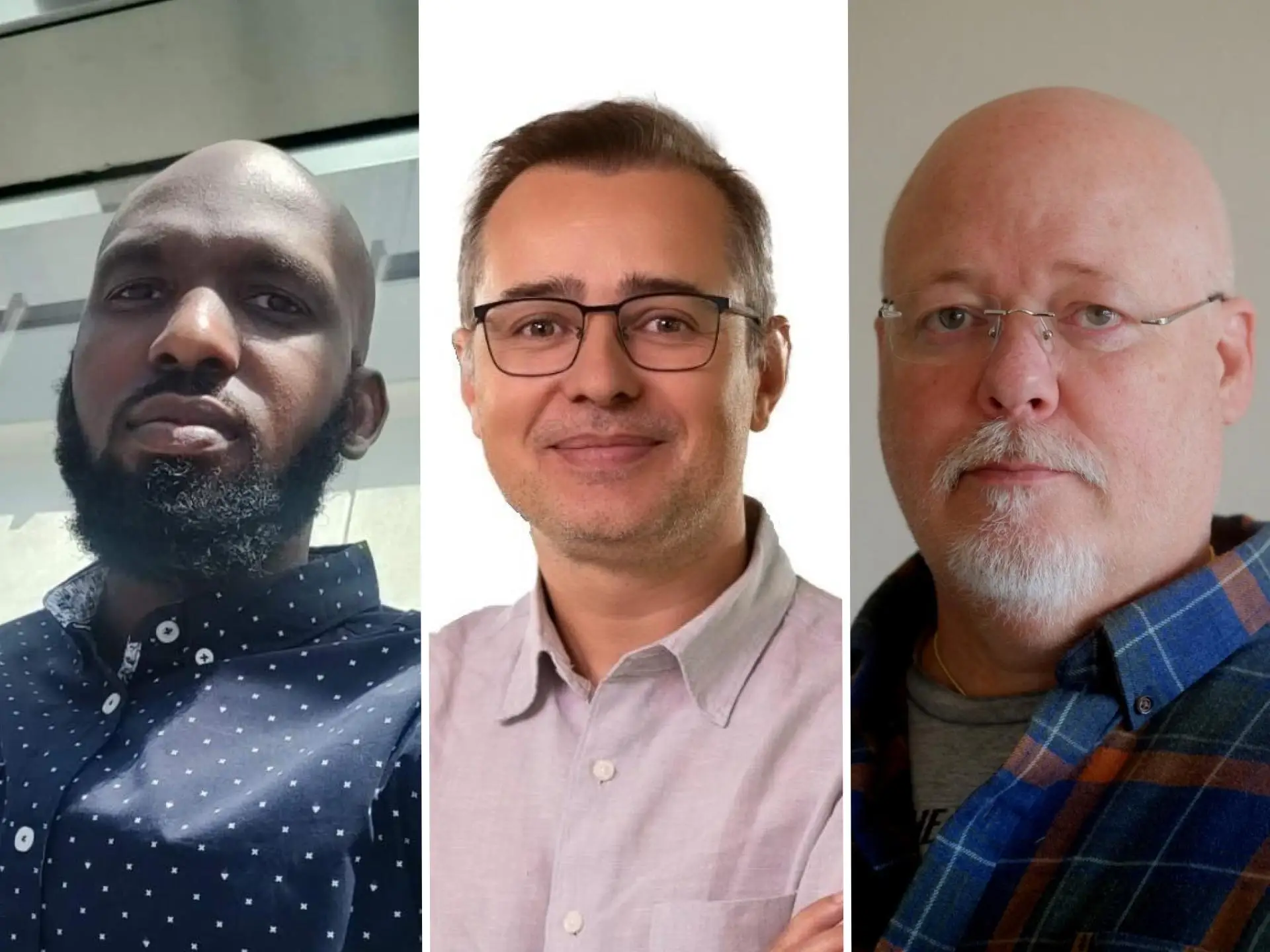 Javanie Campbell, Gus De Souza, and Shawn Gay are pictured.