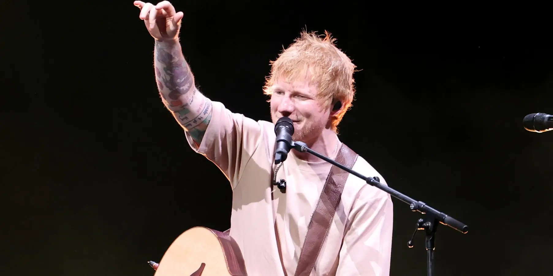 Ed Sheeran performs during iHeartRadio KISS108's Jingle Ball 2025 Presented By Capital One at TD Garden on December 14, 2025 in Boston, Massachusetts.