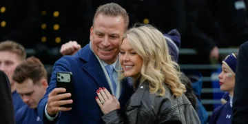 Karoline Leavitt called her age-gap marriage an ‘atypical love story.’ Here’s what to know about her life and career.