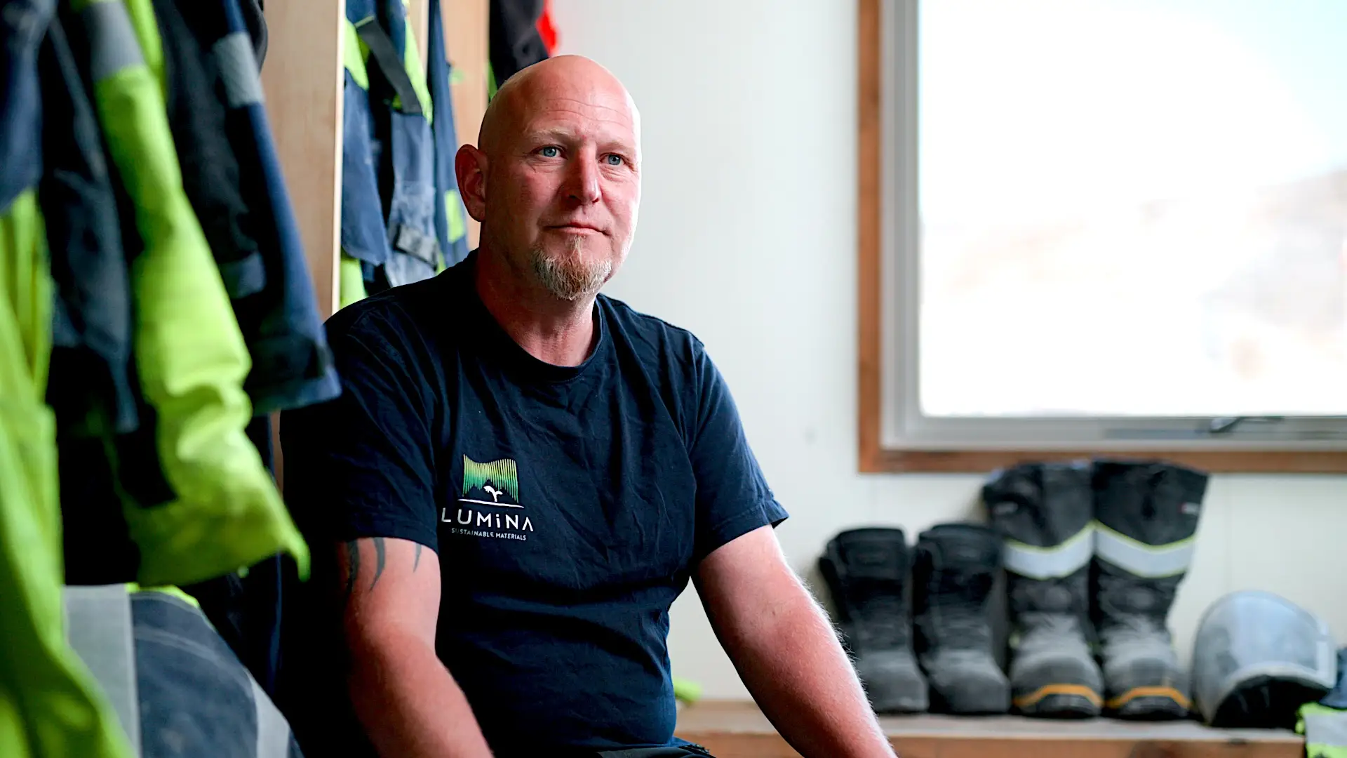 Dennis Jensen at Lumina mine in Greenland.
