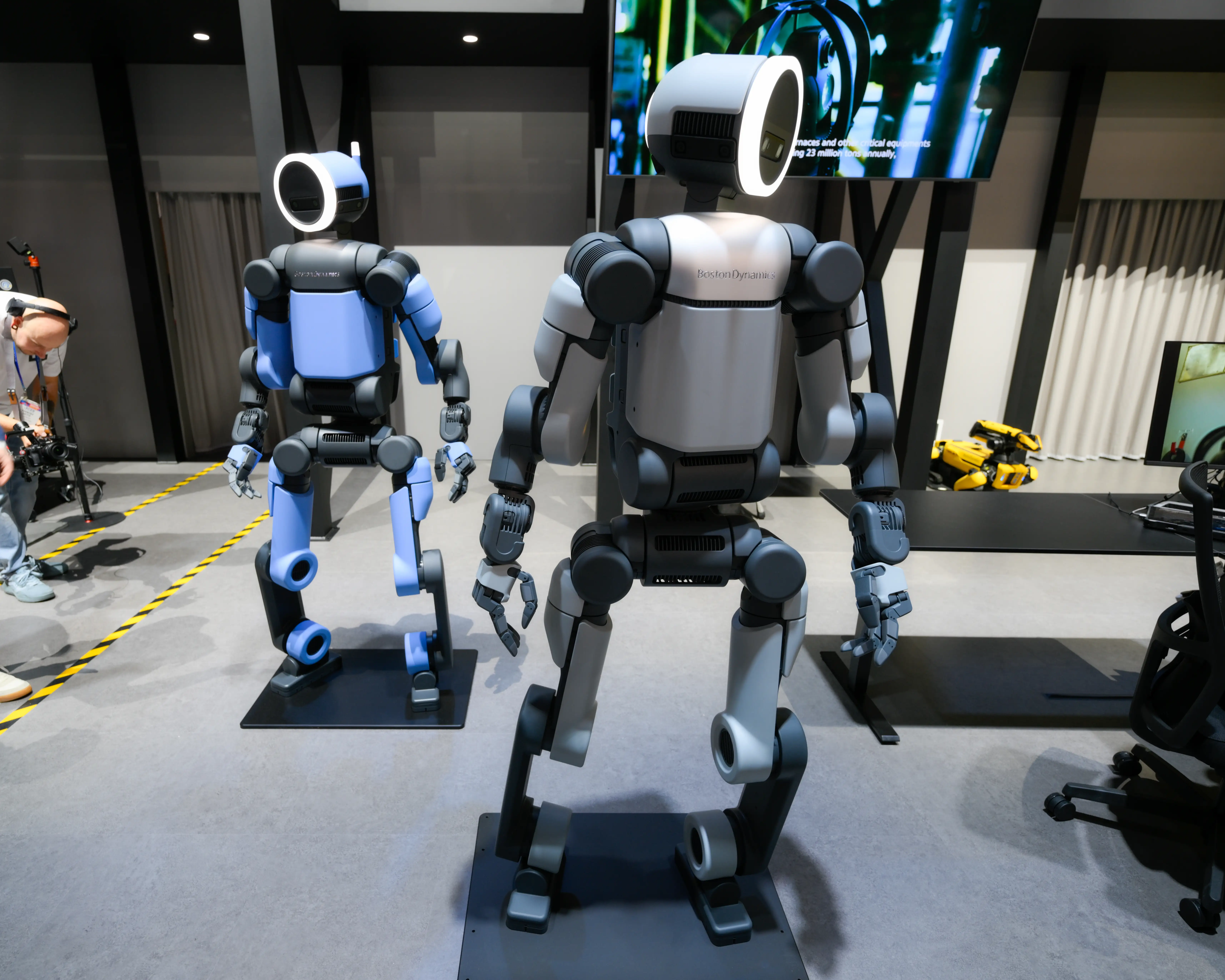 Hyundai-owned Boston Dyanmics' Atlas robot at CES 2026
