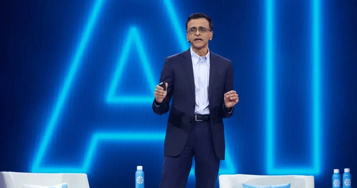 Snowflake’s CEO says people often fall into 2 camps when it comes to AI — and both are wrong