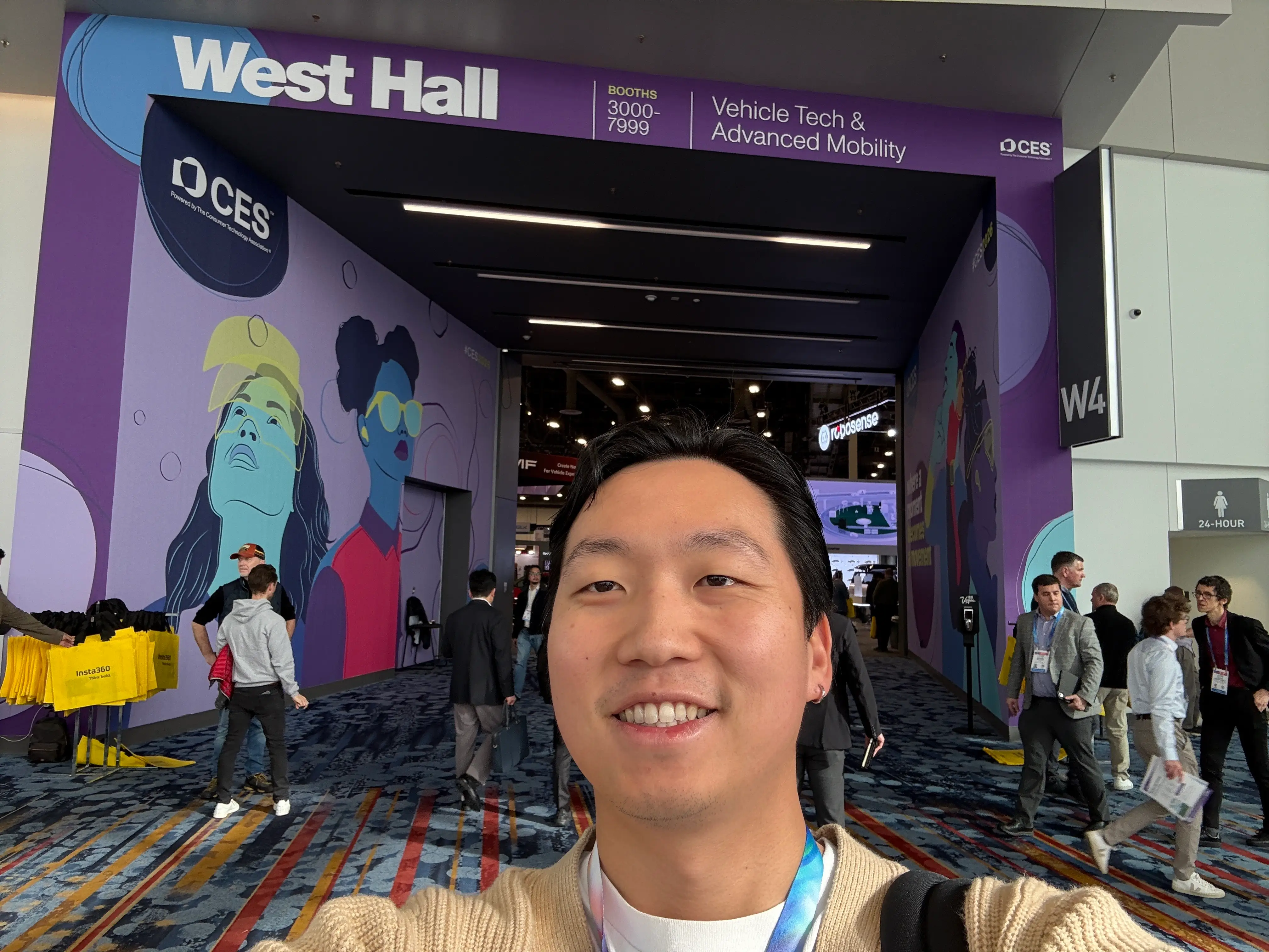 Lloyd Lee at the Consumer Electronics show (CES) in Las Vegas.