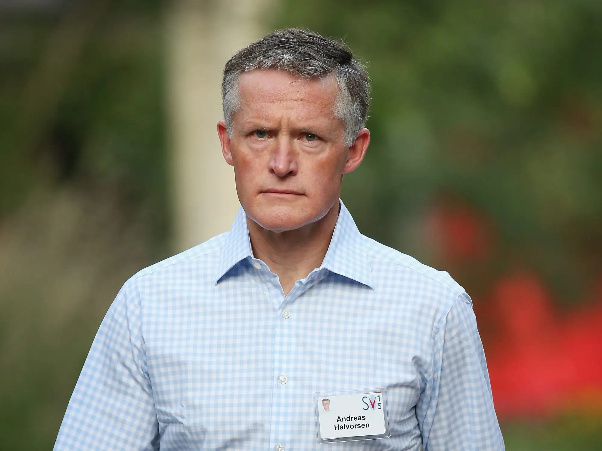 Ole Andreas Halvorsen walking outside