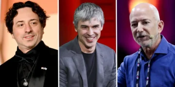 Larry Page, Jeff Bezos, and Sergey Brin are close to joining the $300 billion club as tech fortunes soar