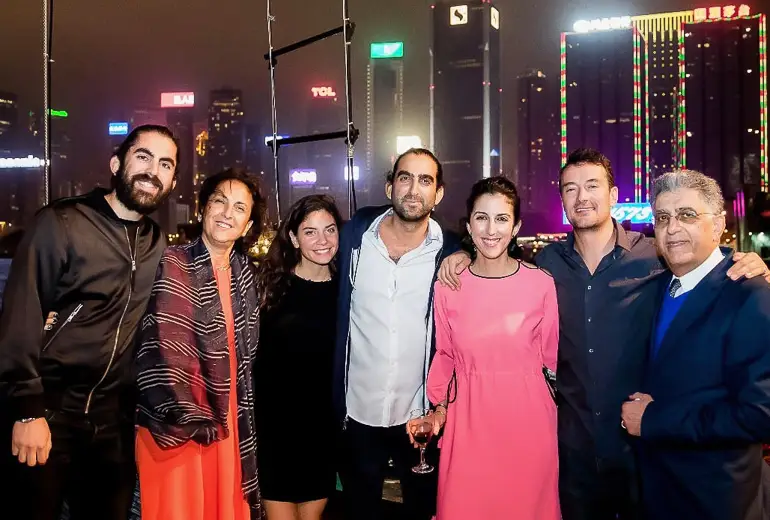 Neema and Padi Raphael in Hong Kong