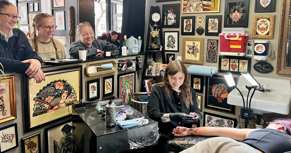 I became a tattoo artist with my dad’s support. Tattooing my family was the most meaningful gift I’ve given.