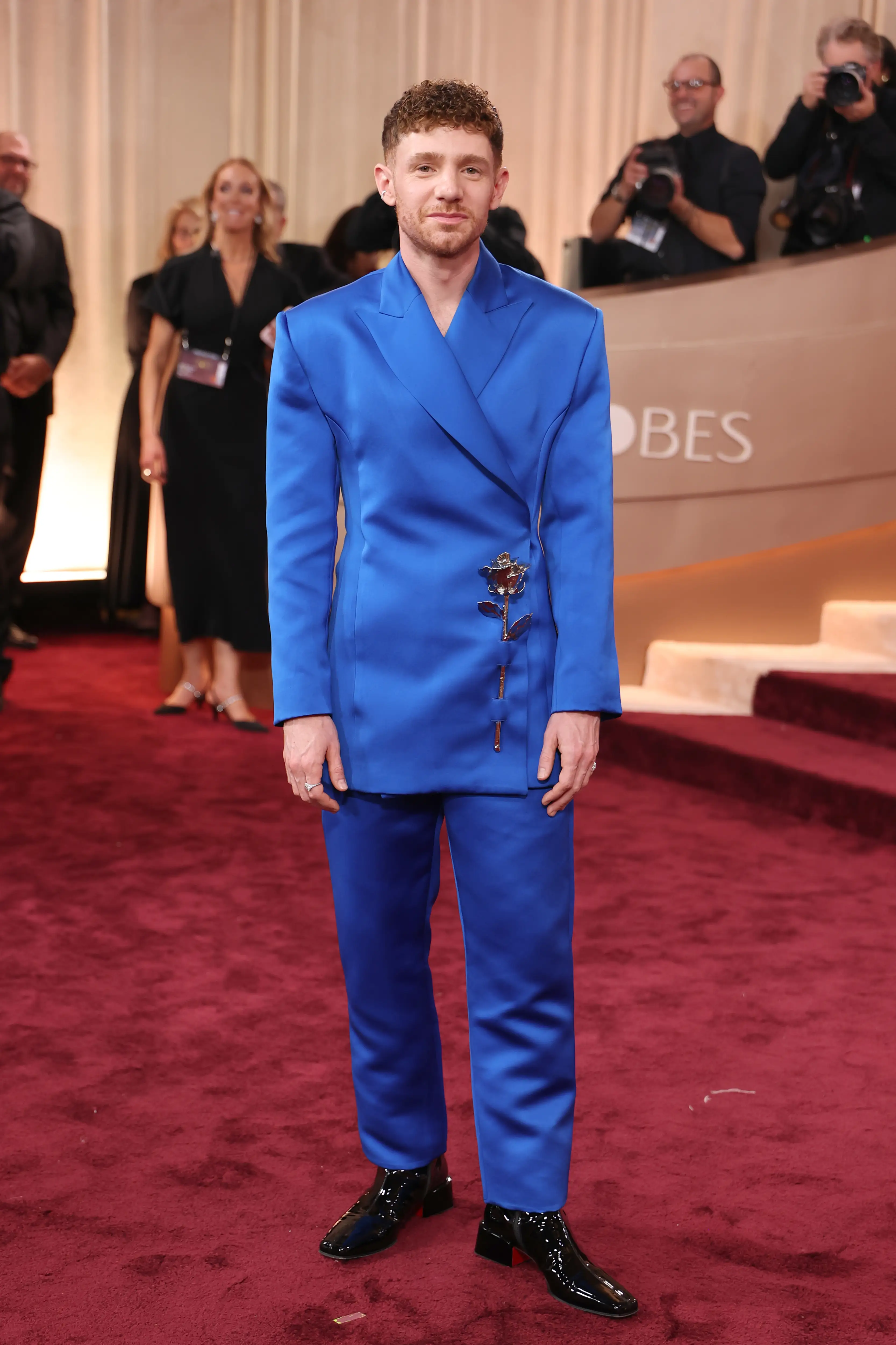 Chris Perfetti attends the 2026 Golden Globes.