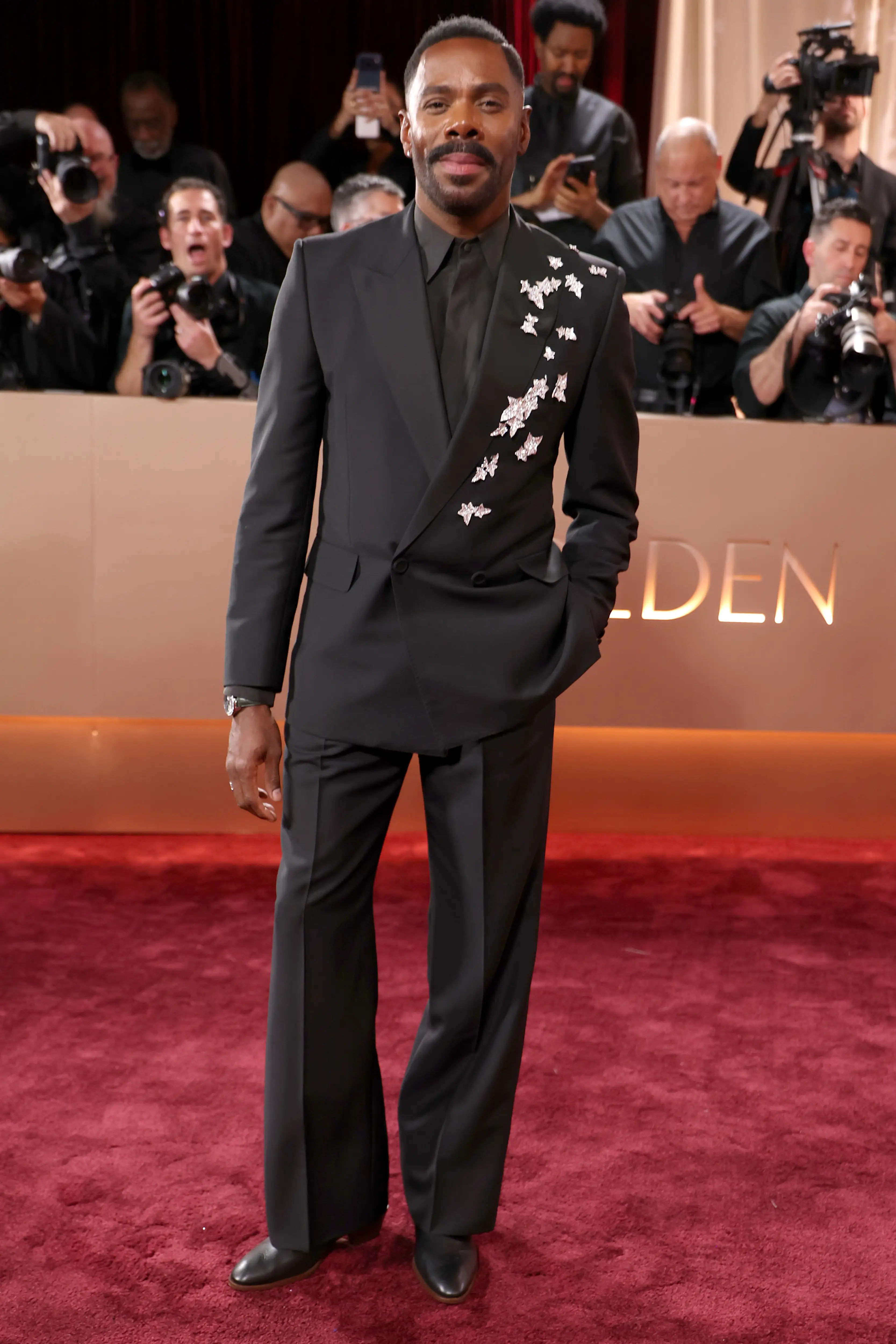 Colman Domingo attends the 2026 Golden Globes.