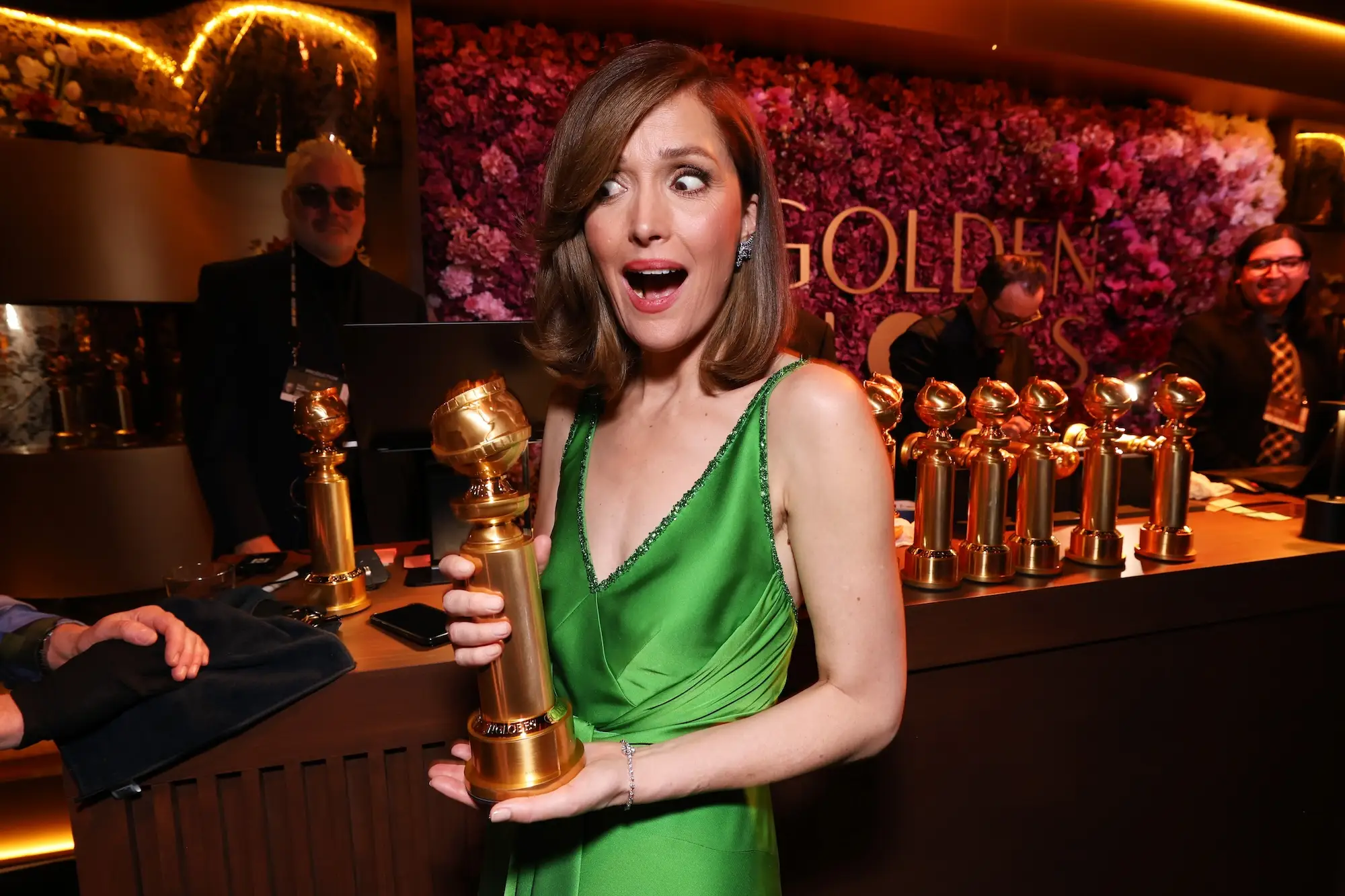 Rose Byrne at the 2026 Golden Globes.