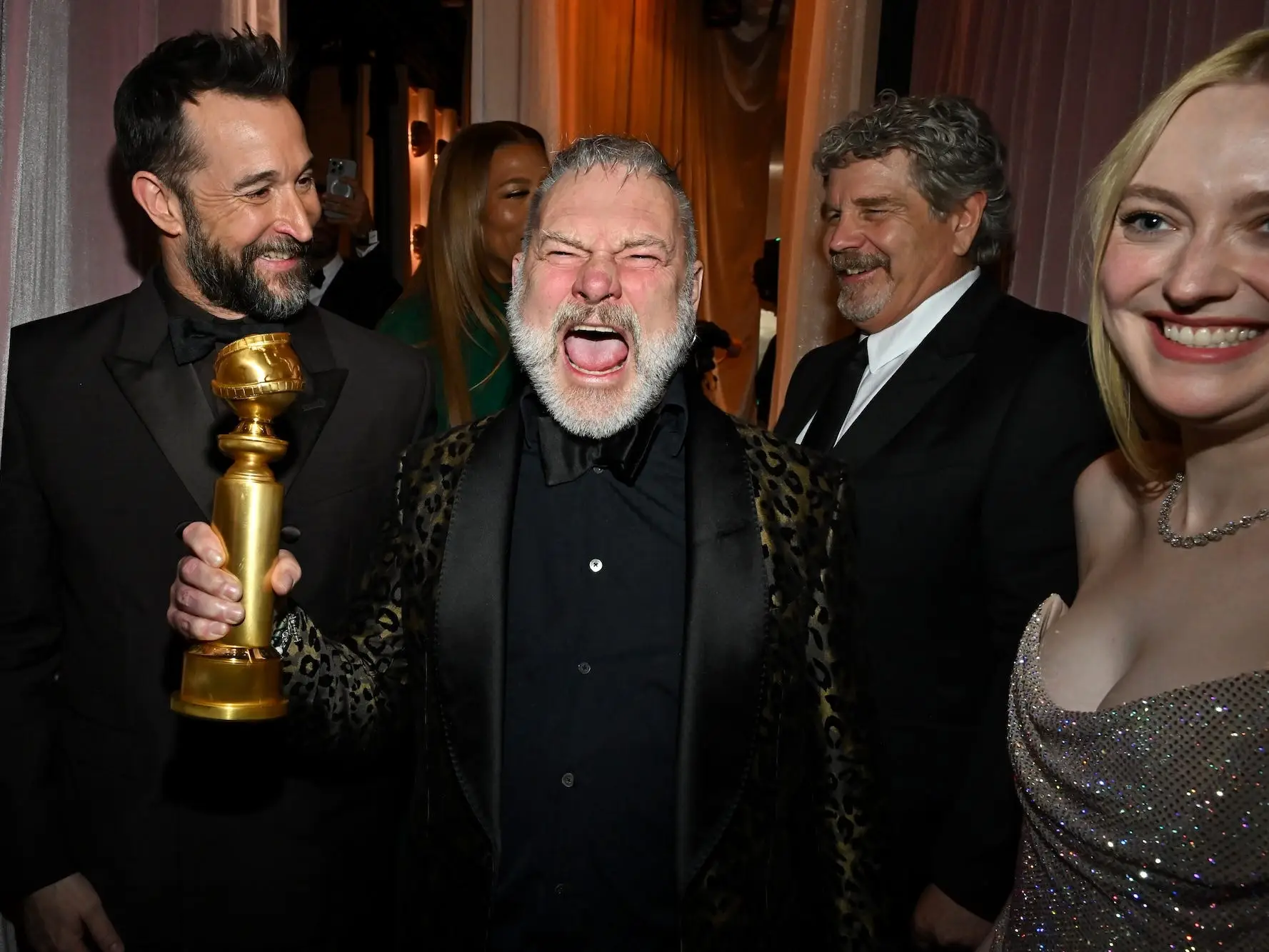 R. Scott Gemmill at the 2026 Golden Globes.