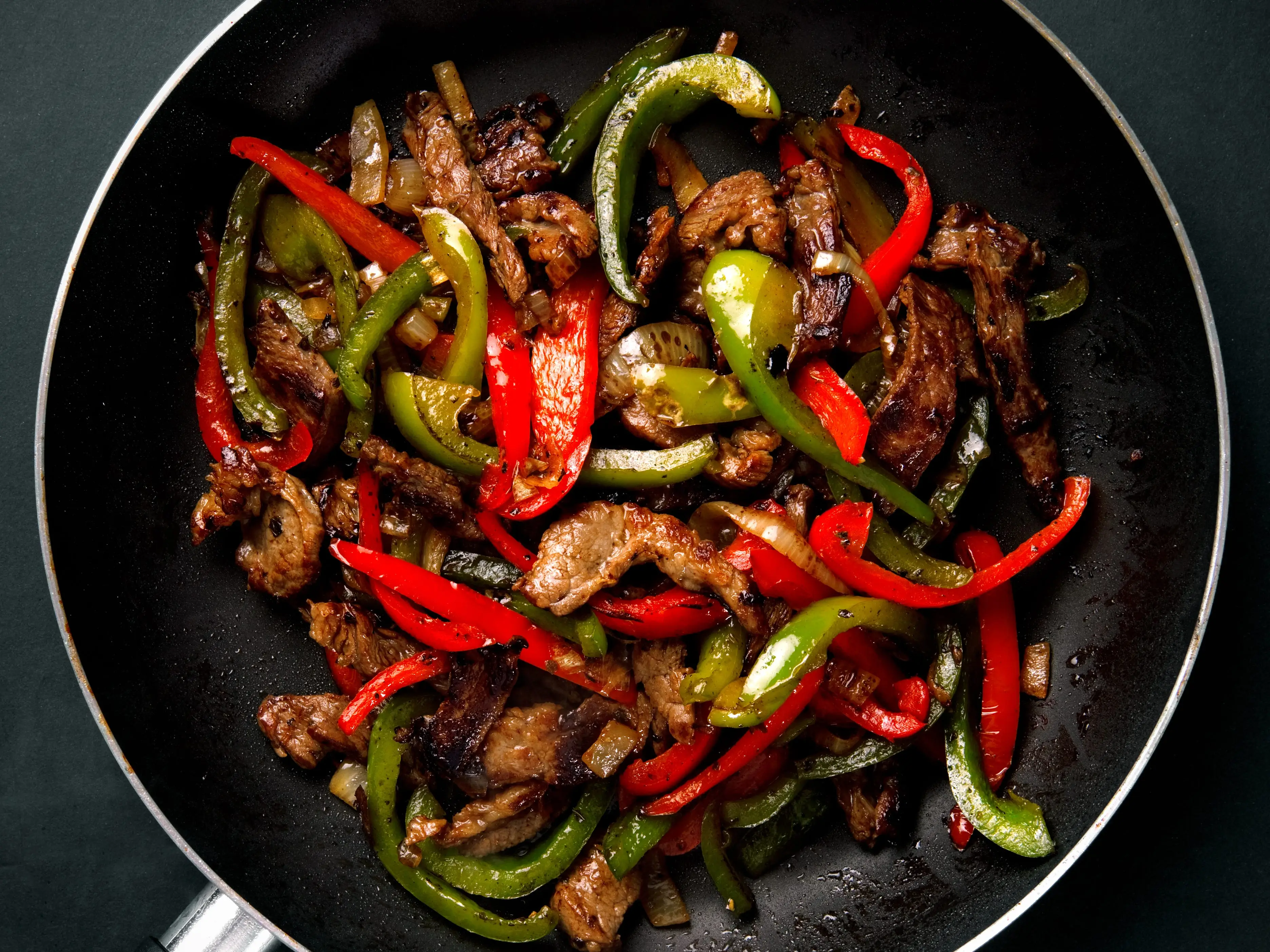 Steak fajitas