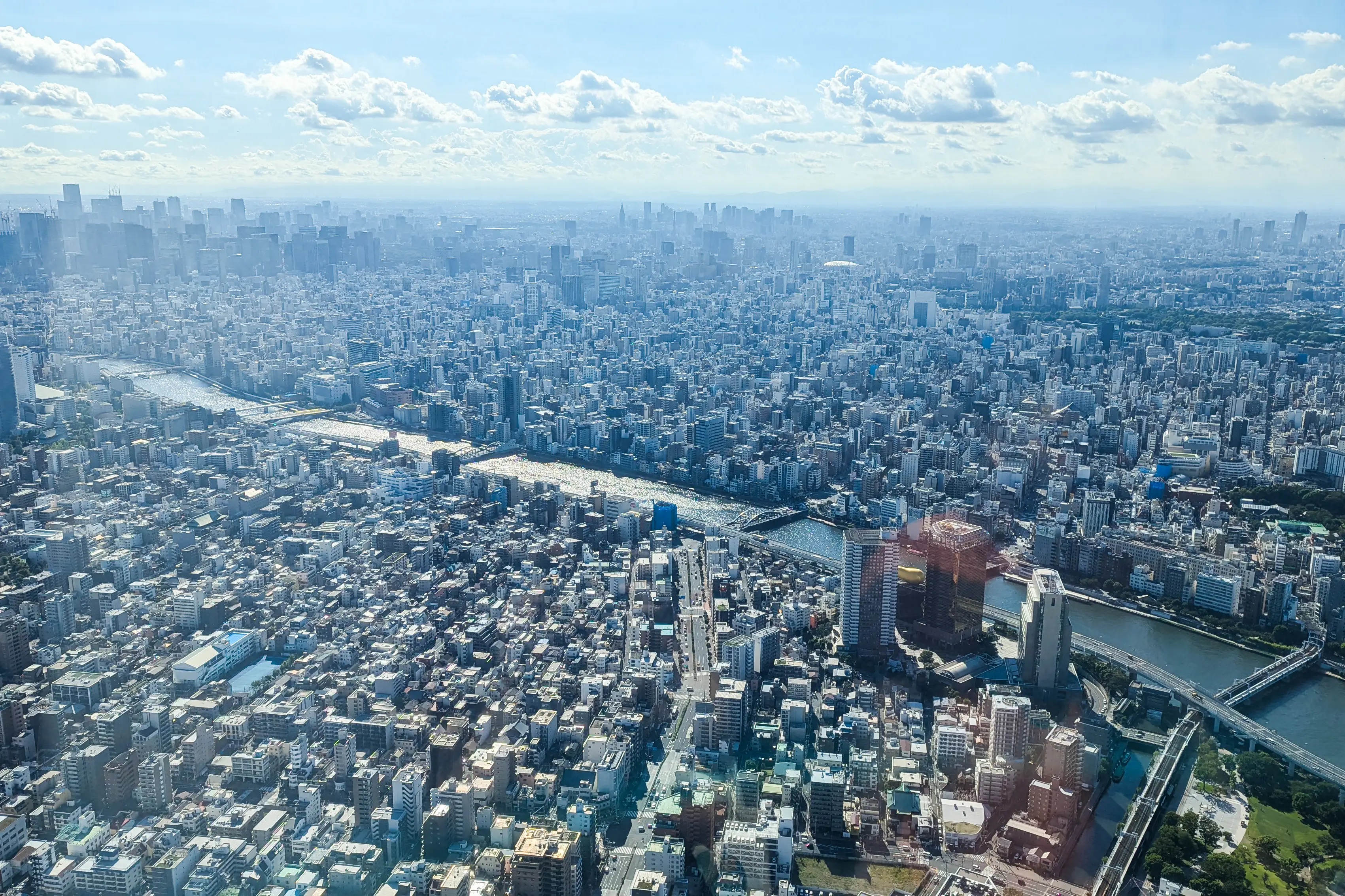 Aerial view of Japan