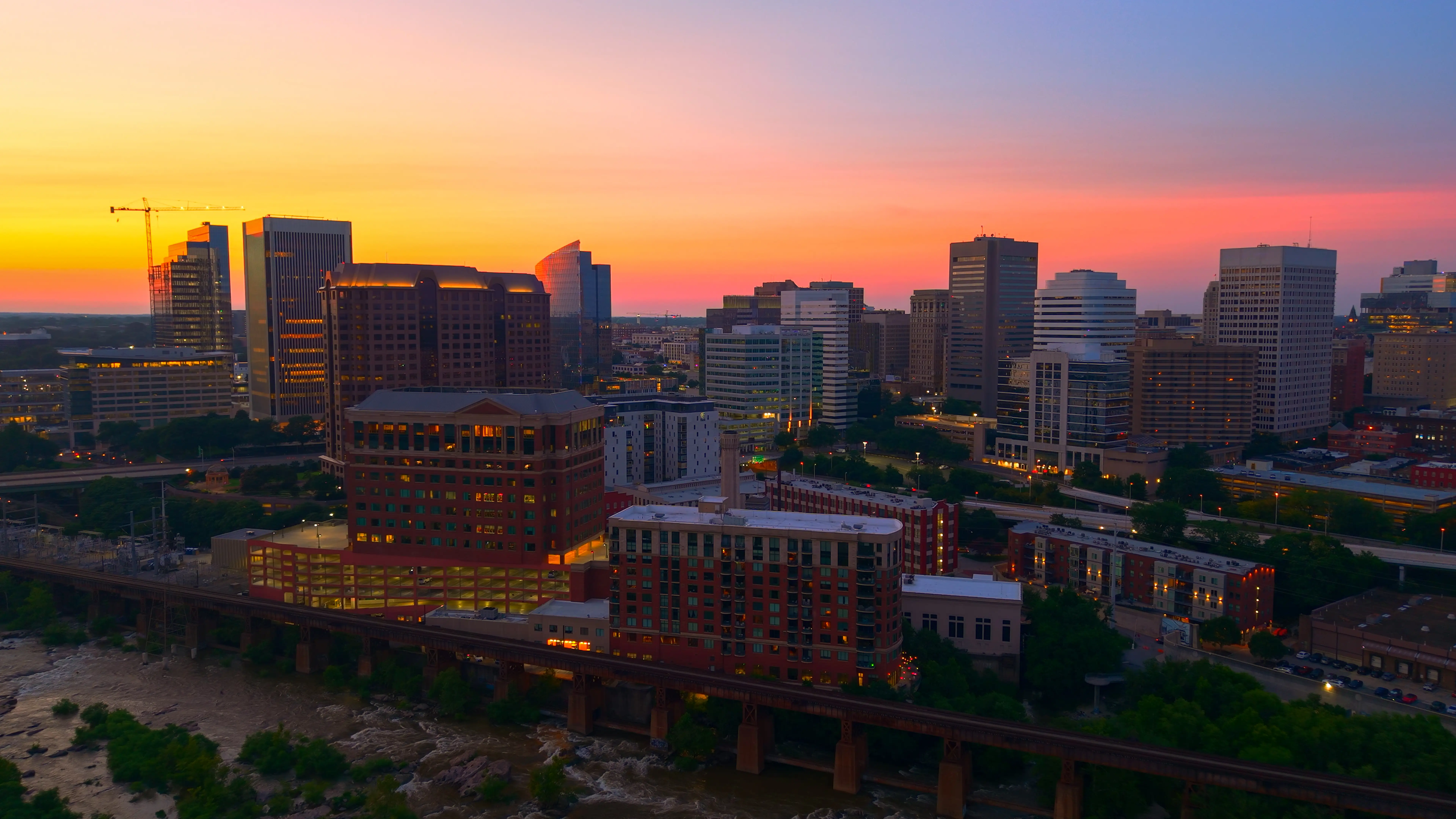 Richmond, Virginia, skyline.