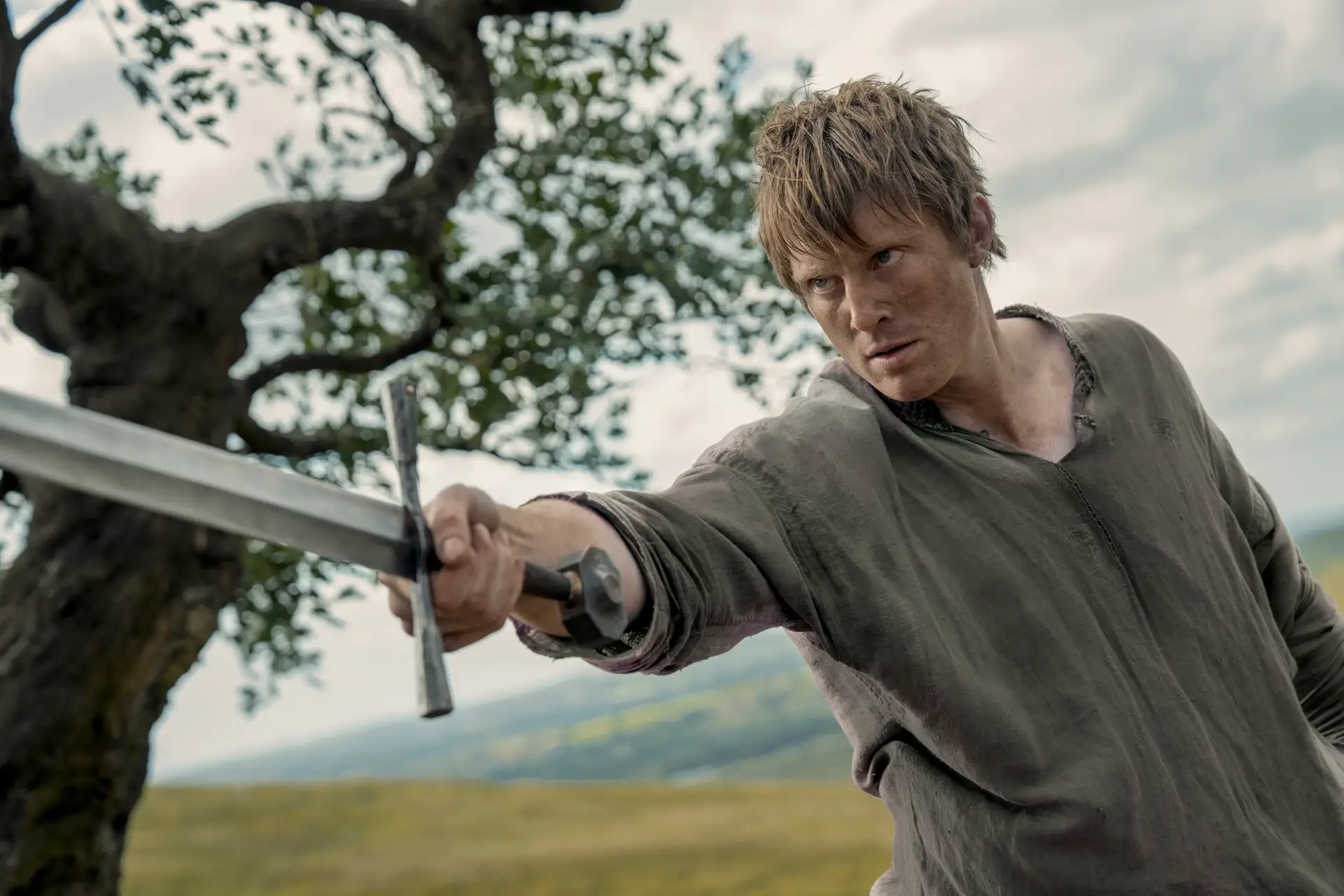 Peter Claffey as Dunk, aka Ser Duncan the Tall, in