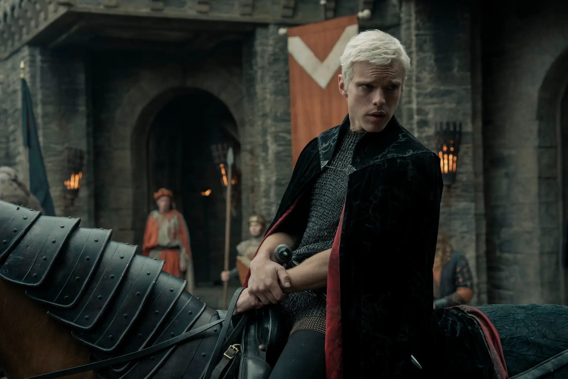 Finn Bennett as Prince Aerion Targaryen in