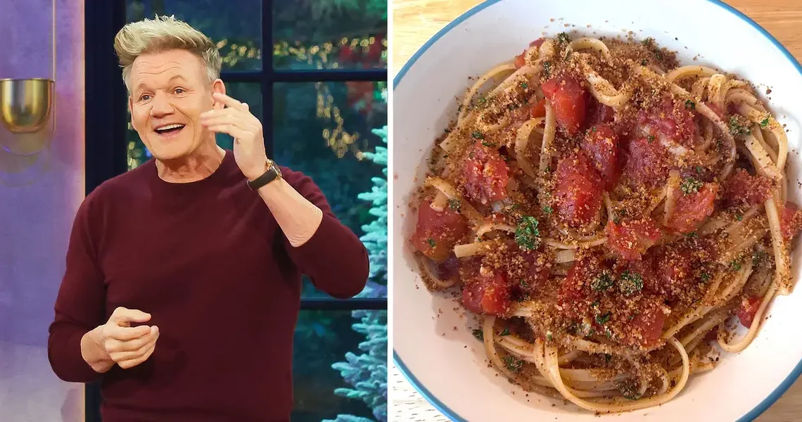 I made Gordon Ramsay’s Bloody Mary pasta, a dish inspired by one of his favorite drinks