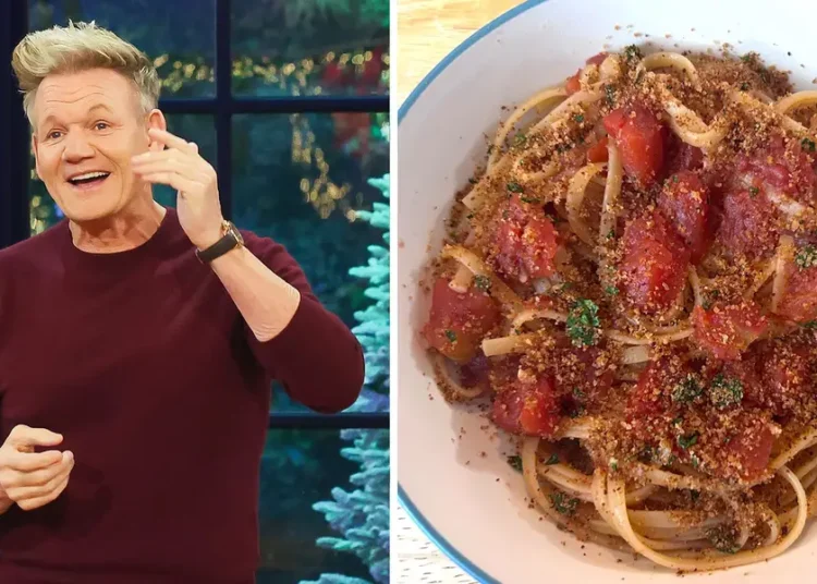 I made Gordon Ramsay’s Bloody Mary pasta, a dish inspired by one of his favorite drinks