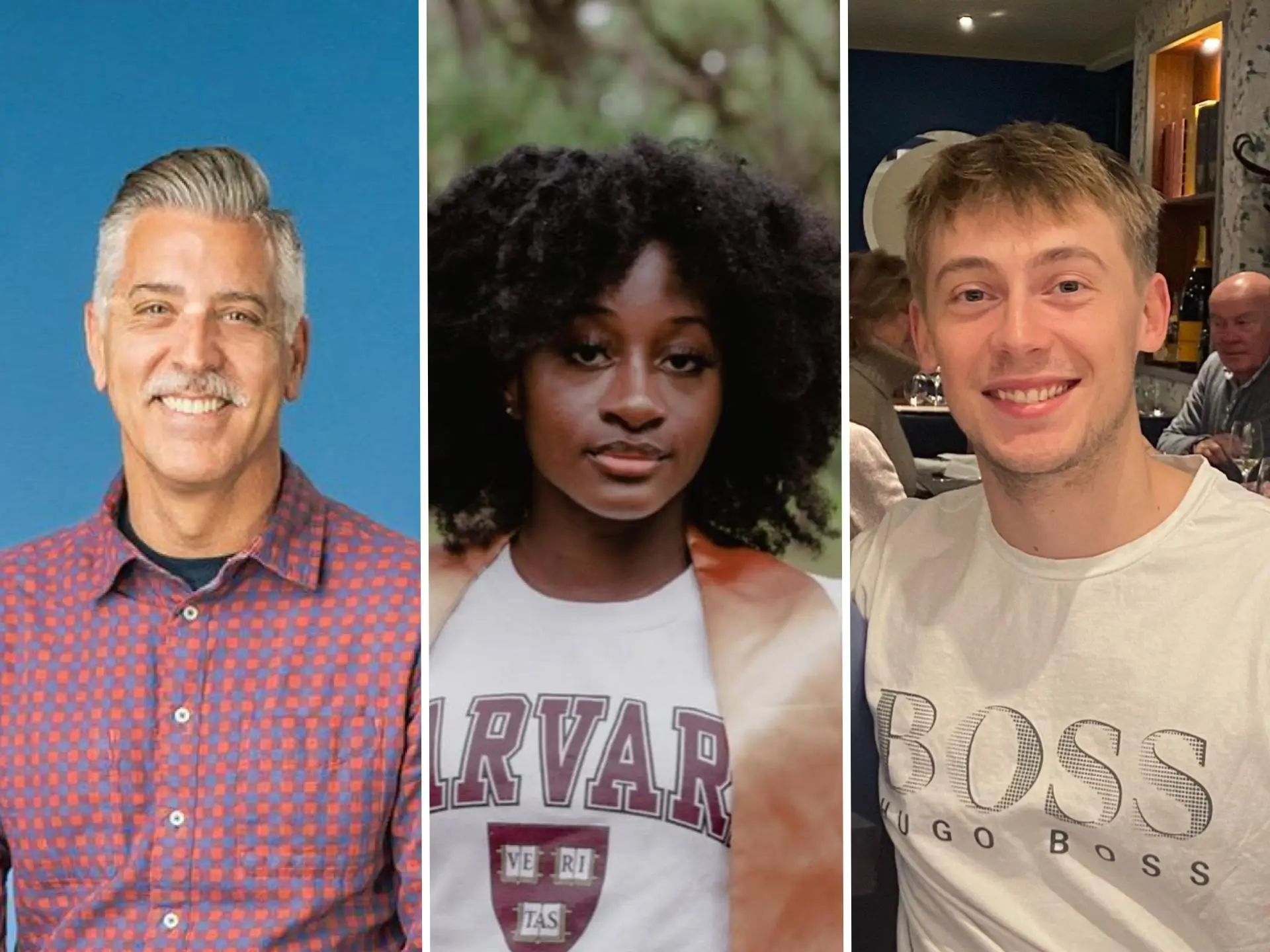 Steve Zeringue, Mfonsio Andrew, and Campbell Morrison are pictured.