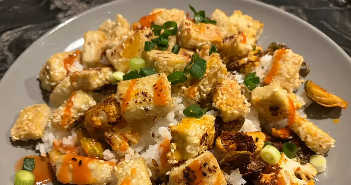 I was skeptical, but Martha Stewart’s crispy tofu recipe is my new favorite for a meatless, protein-packed lunch