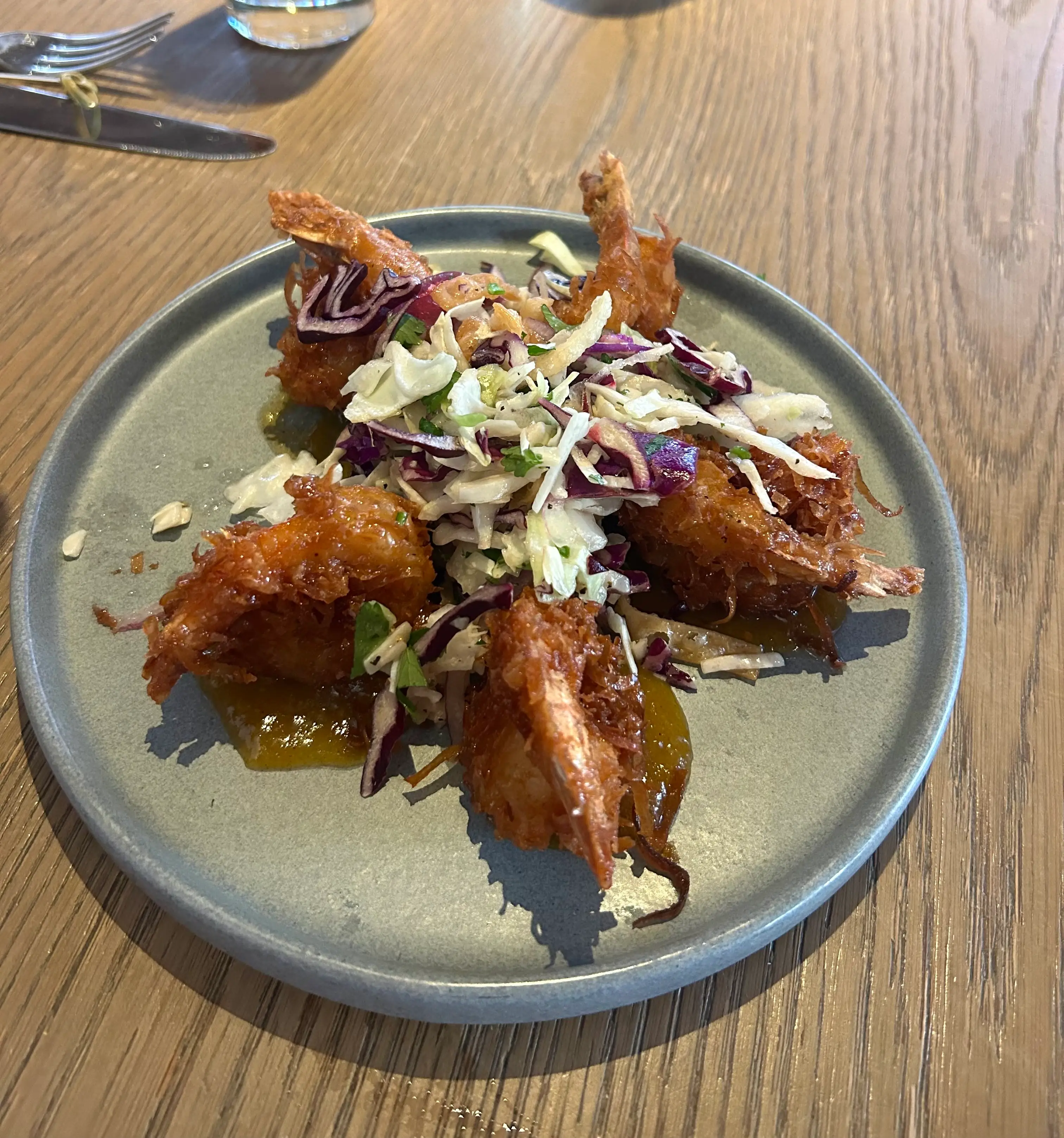 Tommy Bahama's coconut shrimp