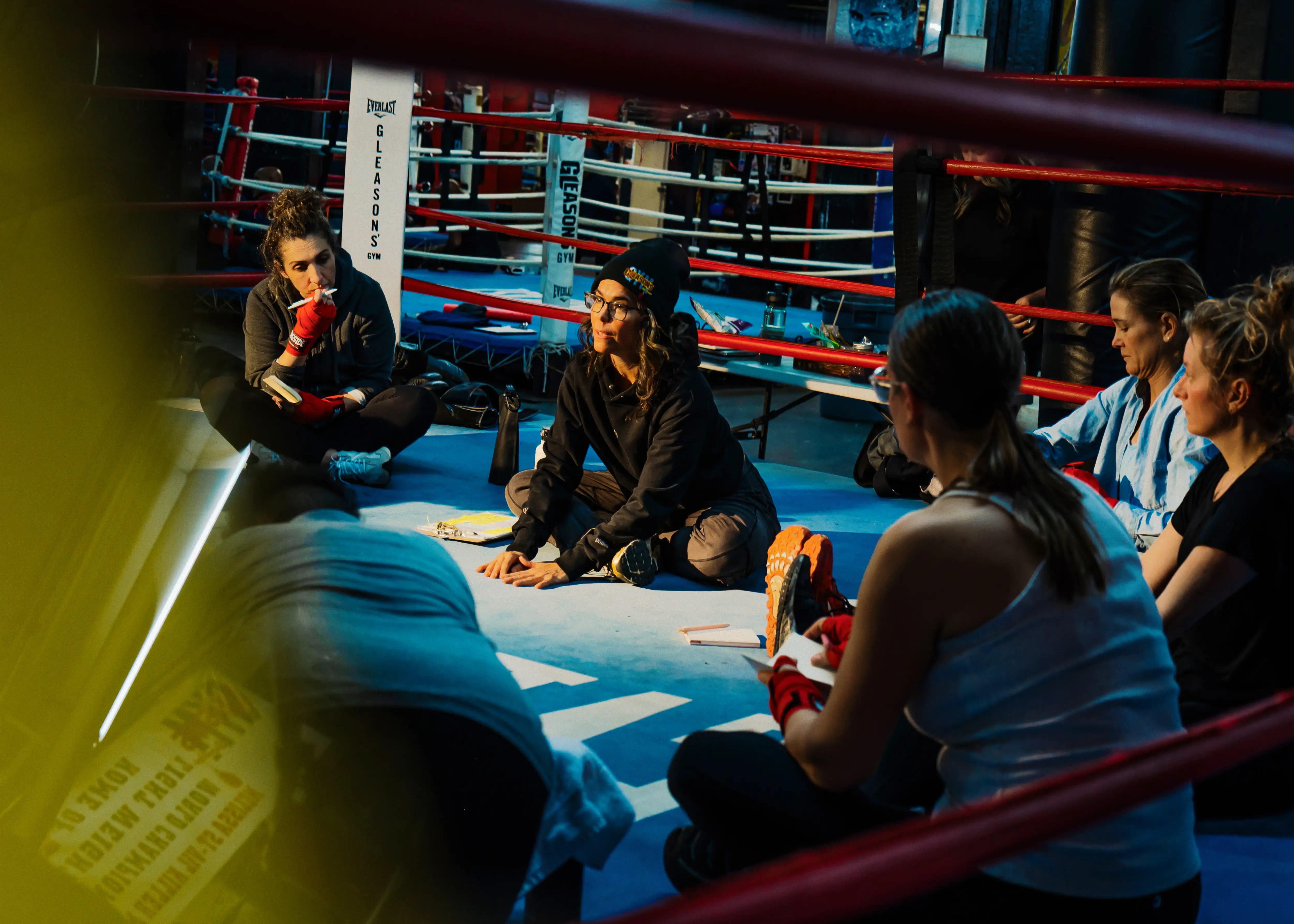 A women's boxing retreat