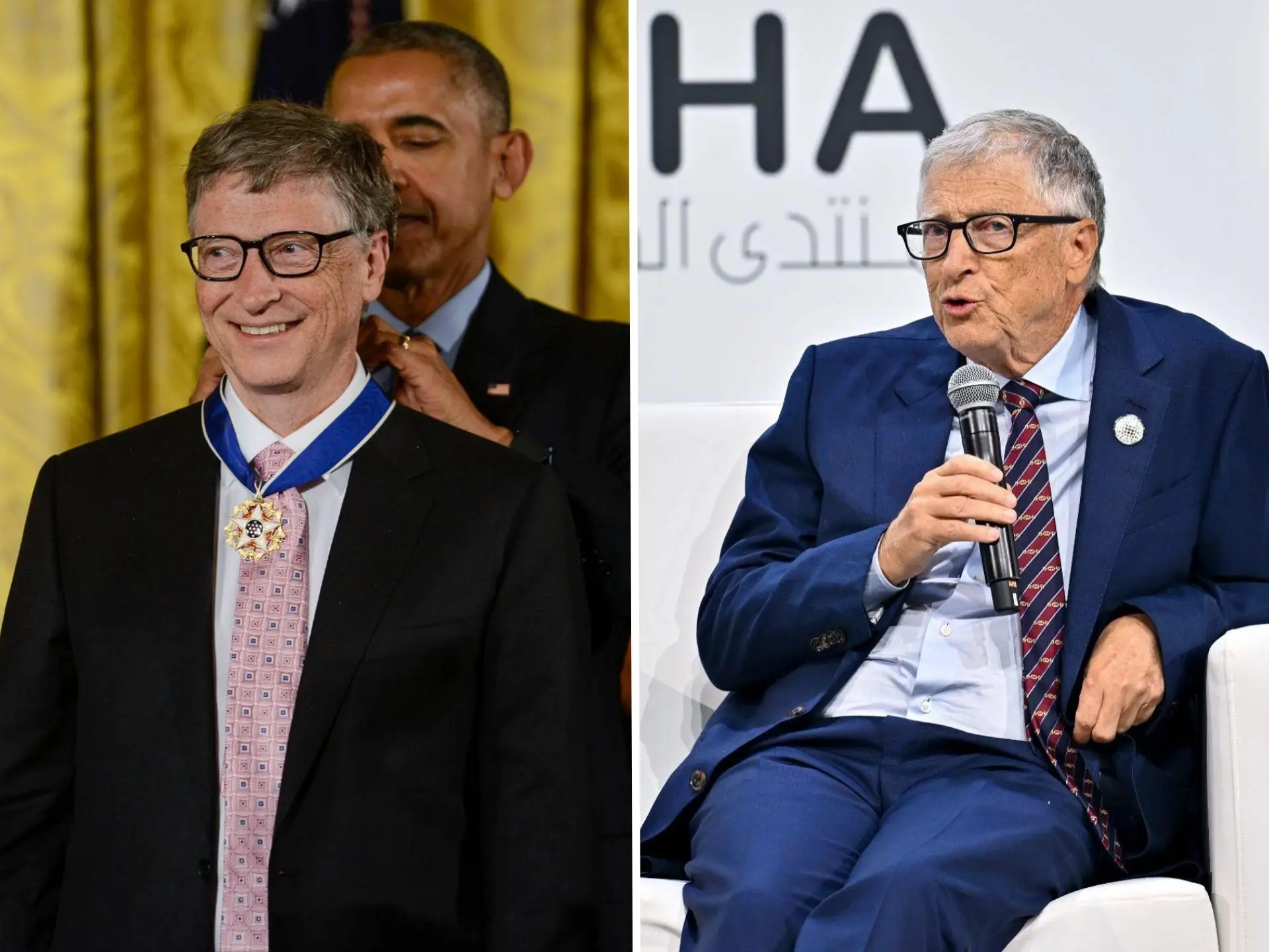 Bill Gates 2016 vs. 2025