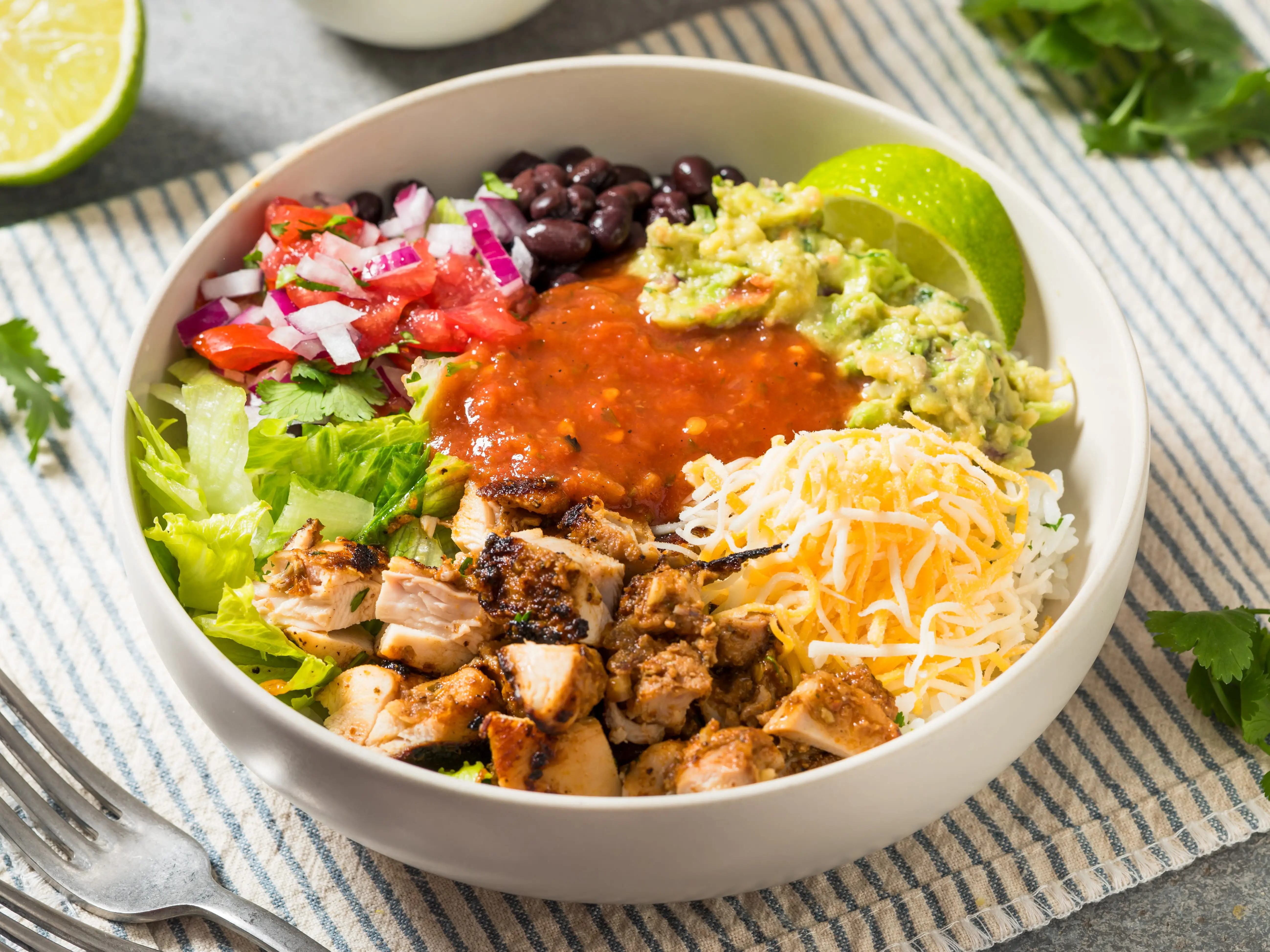 A burrito bowl.
