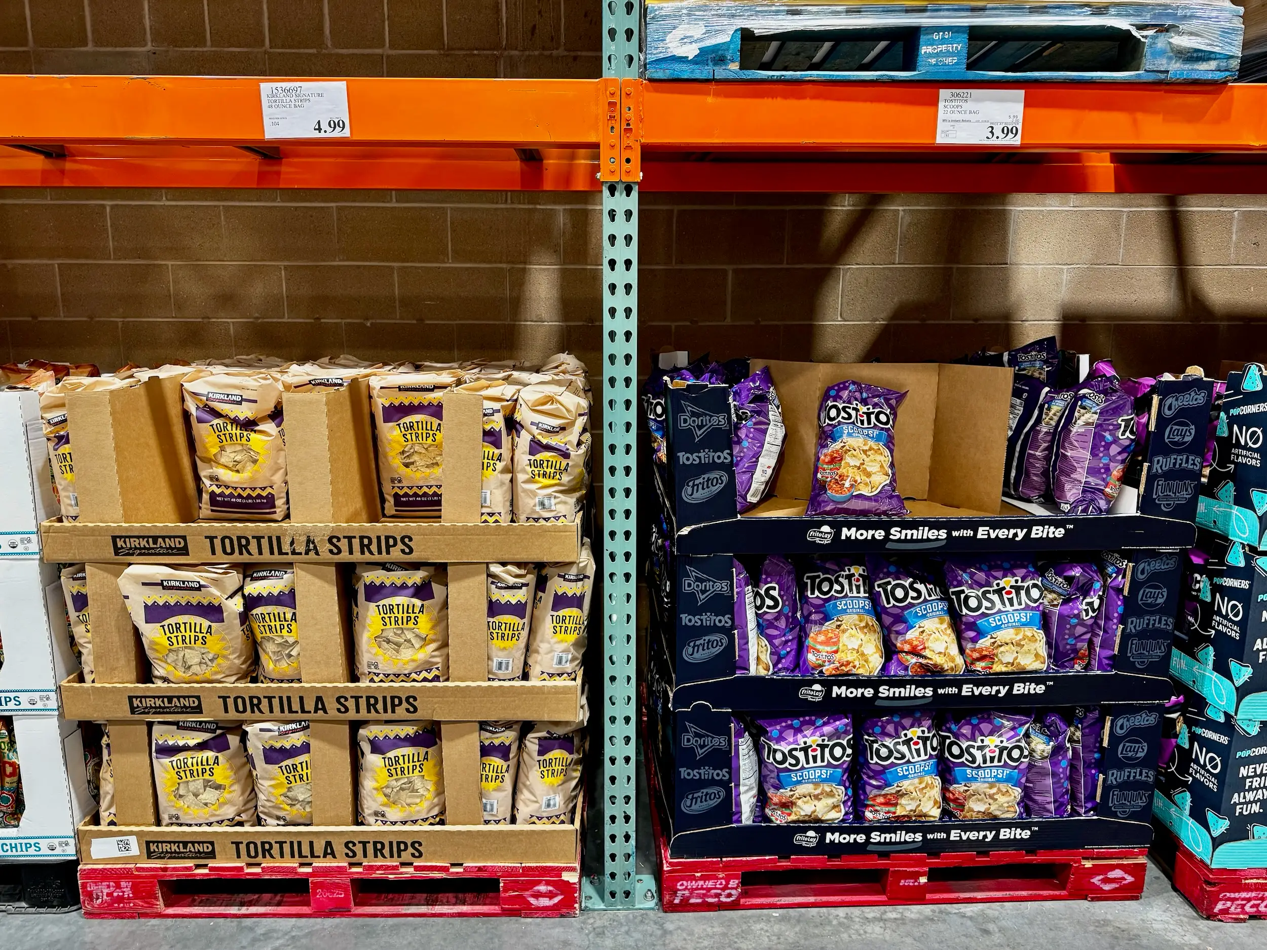 Tortilla chips at Costco