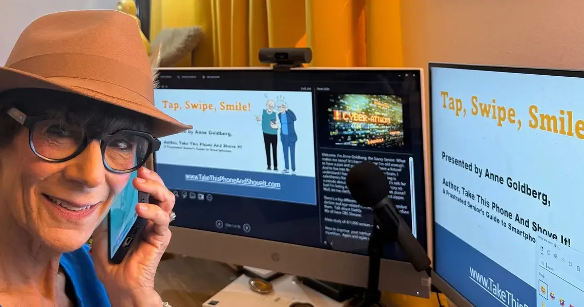 A 73-year-old teaches other seniors to overcome their fears and embrace tech. She says they learn better from peers.