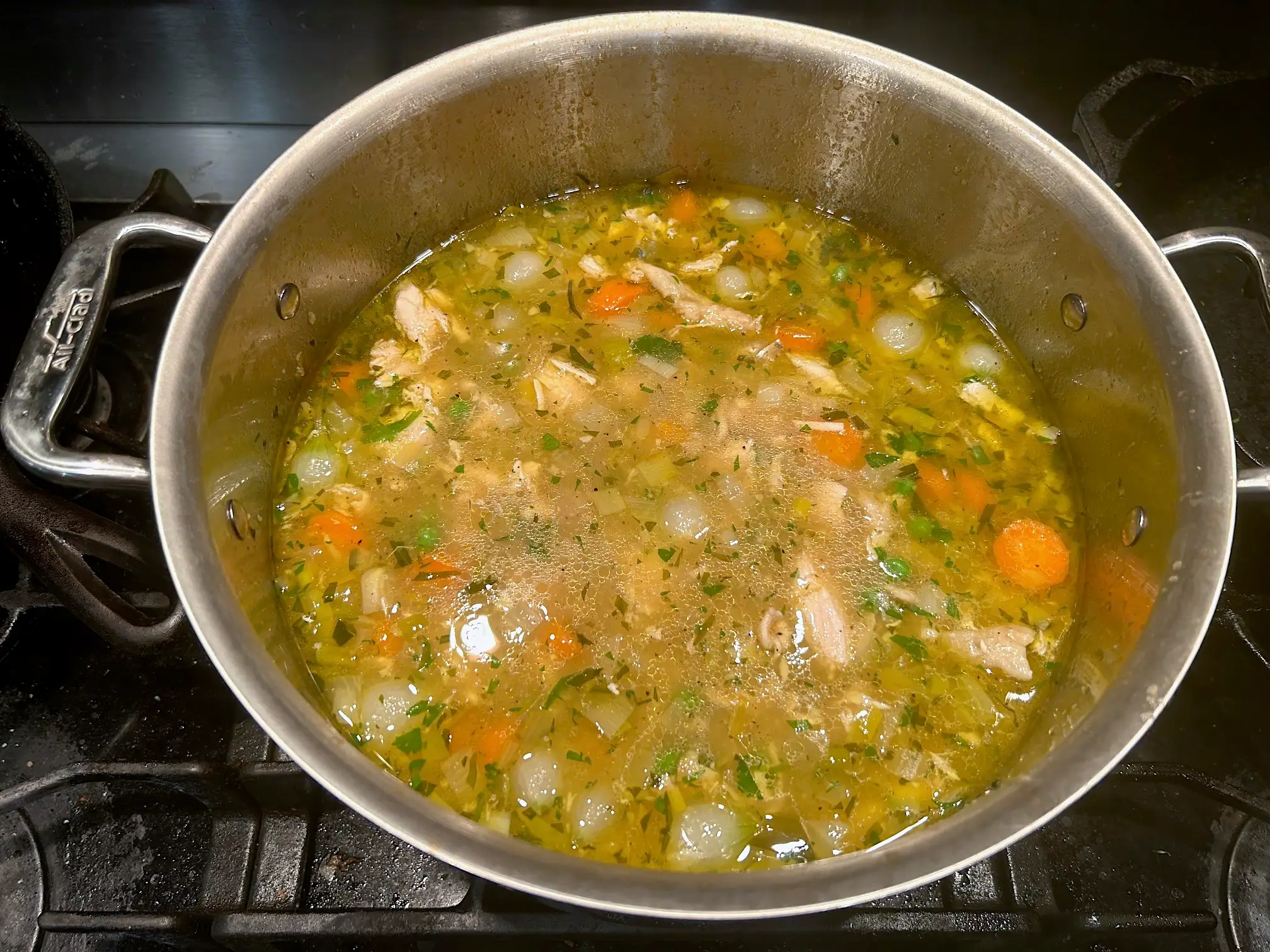 Ina Garten's chicken pot pie soup