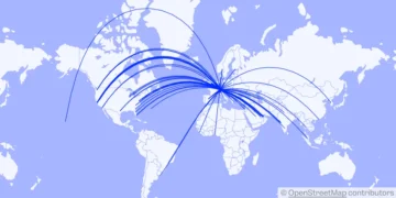 Map shows how the rich and powerful are descending on Davos by private jet
