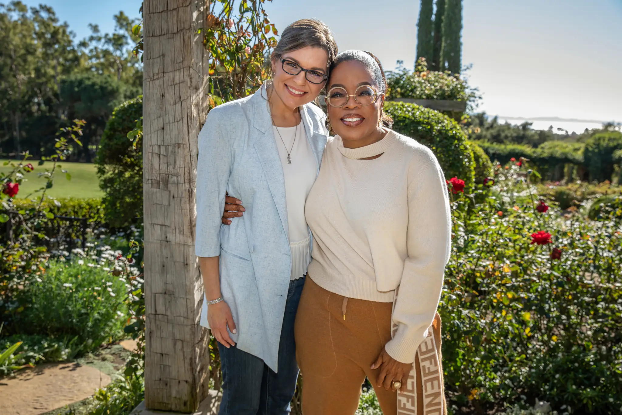 oprah and ania in montecito