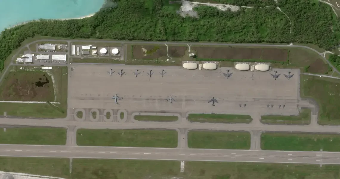 Satellite images of the secretive US military base at the center of a new Trump controversy