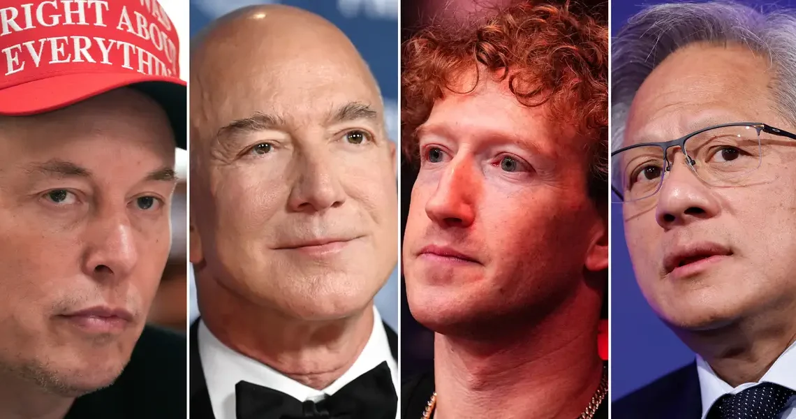 4 tech moguls who attended or donated to Trumps inauguration got $288 billion richer, cumulatively, in his first year back