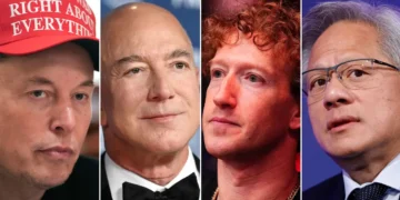 4 tech moguls who attended or donated to Trumps inauguration got $288 billion richer, cumulatively, in his first year back