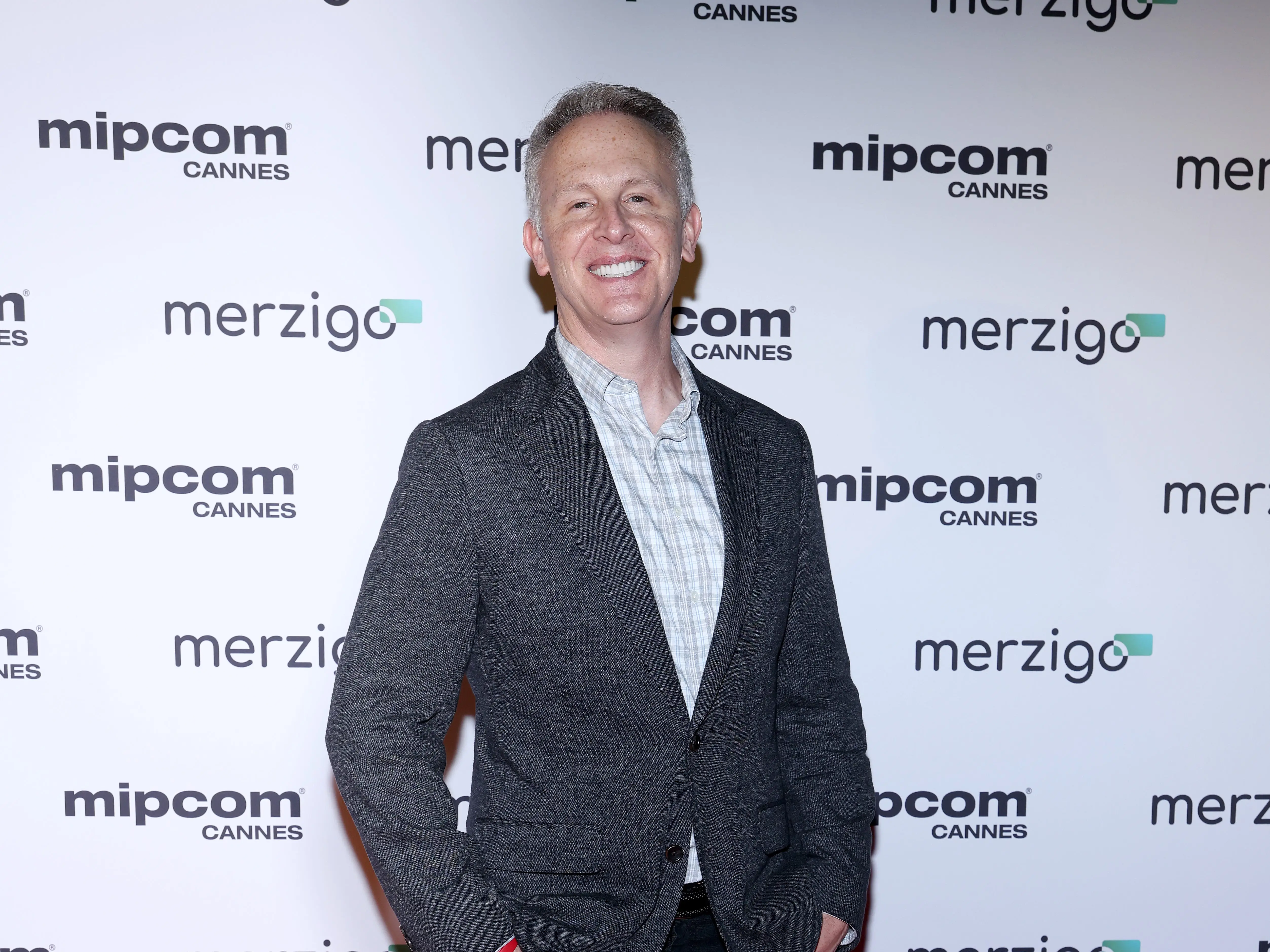 CANNES, FRANCE - OCTOBER 13: Sean Atkins attends the Opening Night Party & Red Carpet during the Mipcom Cannes At Le Majestic on October 13, 2025 in Cannes, France. (Photo by Pascal Le Segretain/Getty Images)