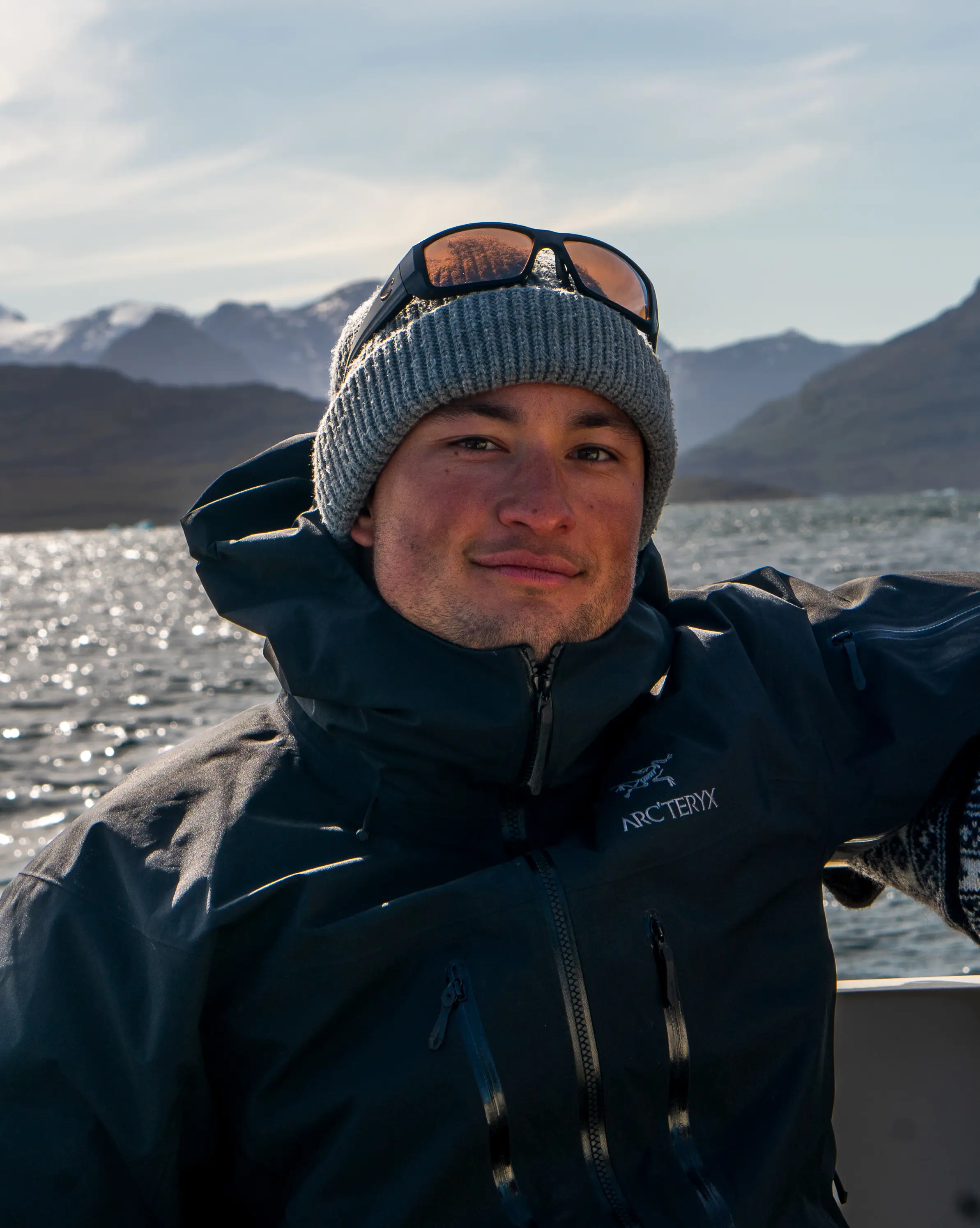 Casper Frank Møller in Greenland.