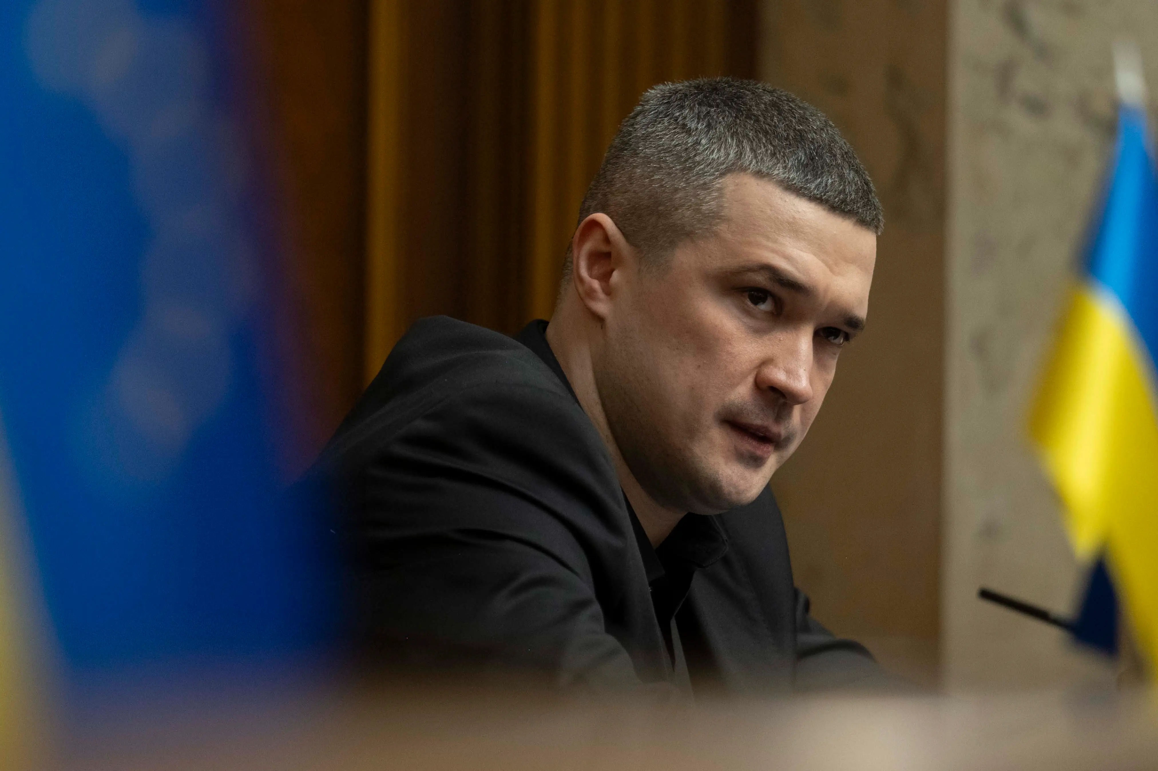 Fedorov attends a parliament plenary session in mid-January.