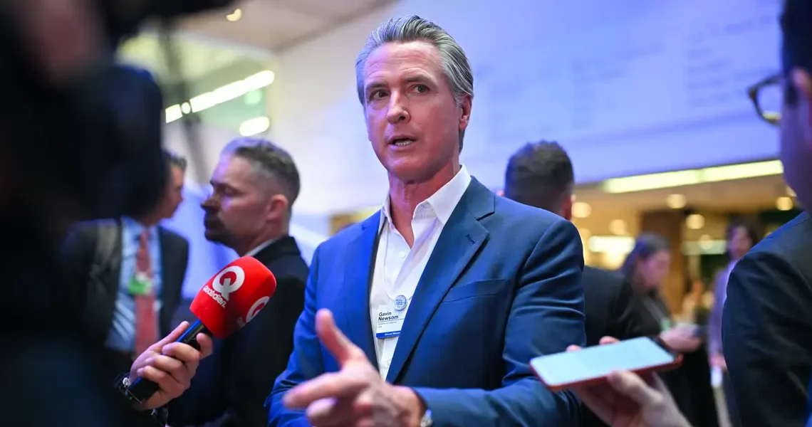 Gavin Newsom spent his Davos speech slamming Trump, saying it’s ‘the rule of Don’ in the US