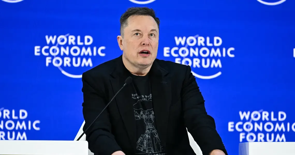 What we learned from Elon Musk’s surprise appearance at Davos: not much
