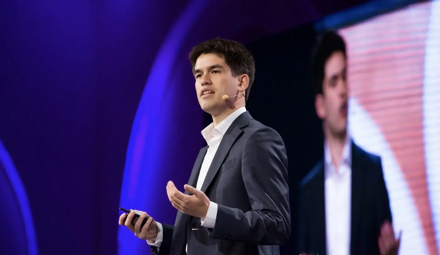 Amplitude CEO Spenser Skates is pictured.