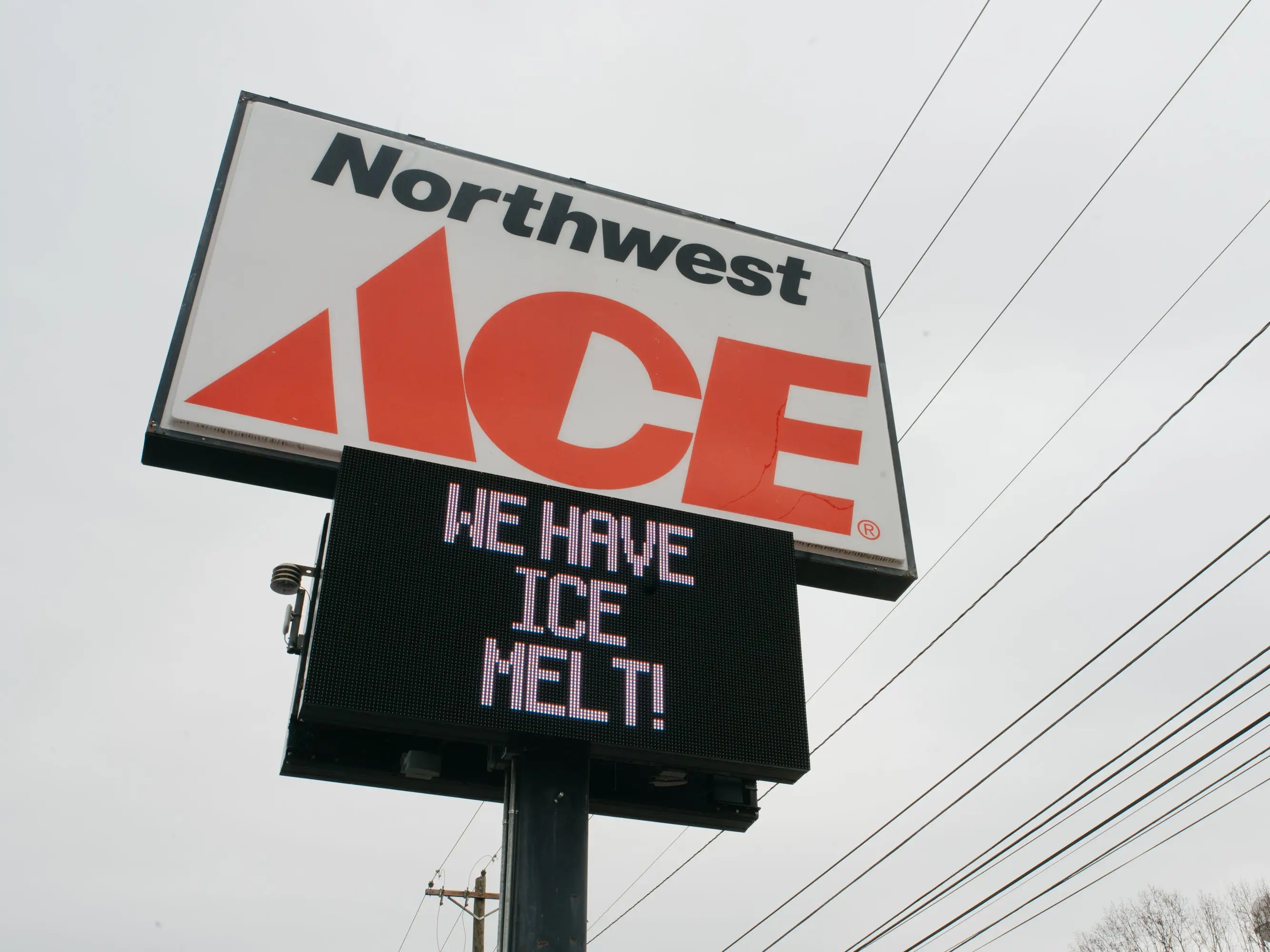 ACE Hardware store in Morganton, North Carolina, ahead of winter storm Fern on Thursday January 22, 2026.