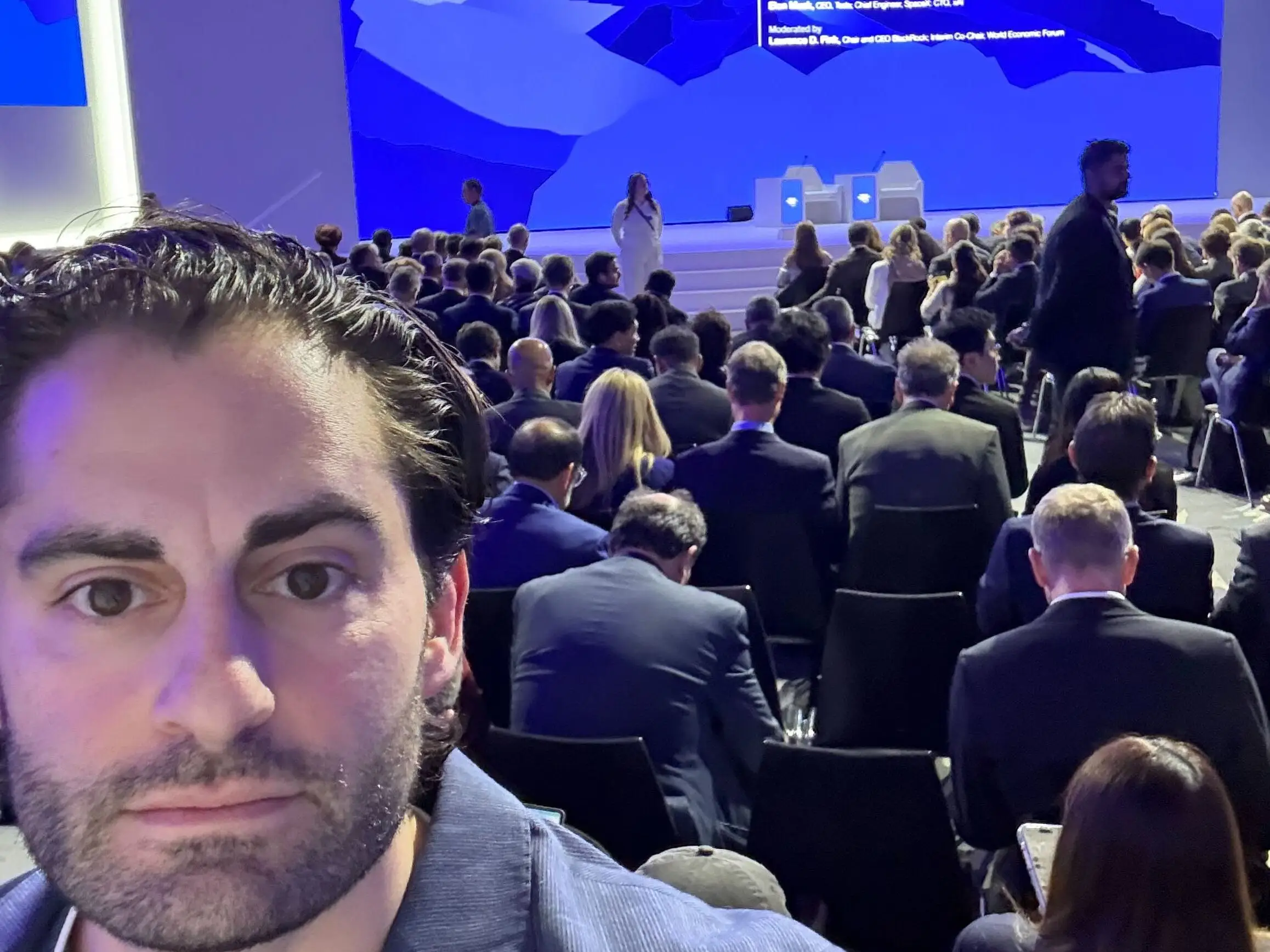 I was in the room for Elon Musk's Davos talk.