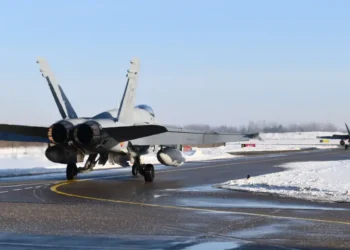 A NATO fighter wing showed up for front-line air patrols with drone defenses for the first time