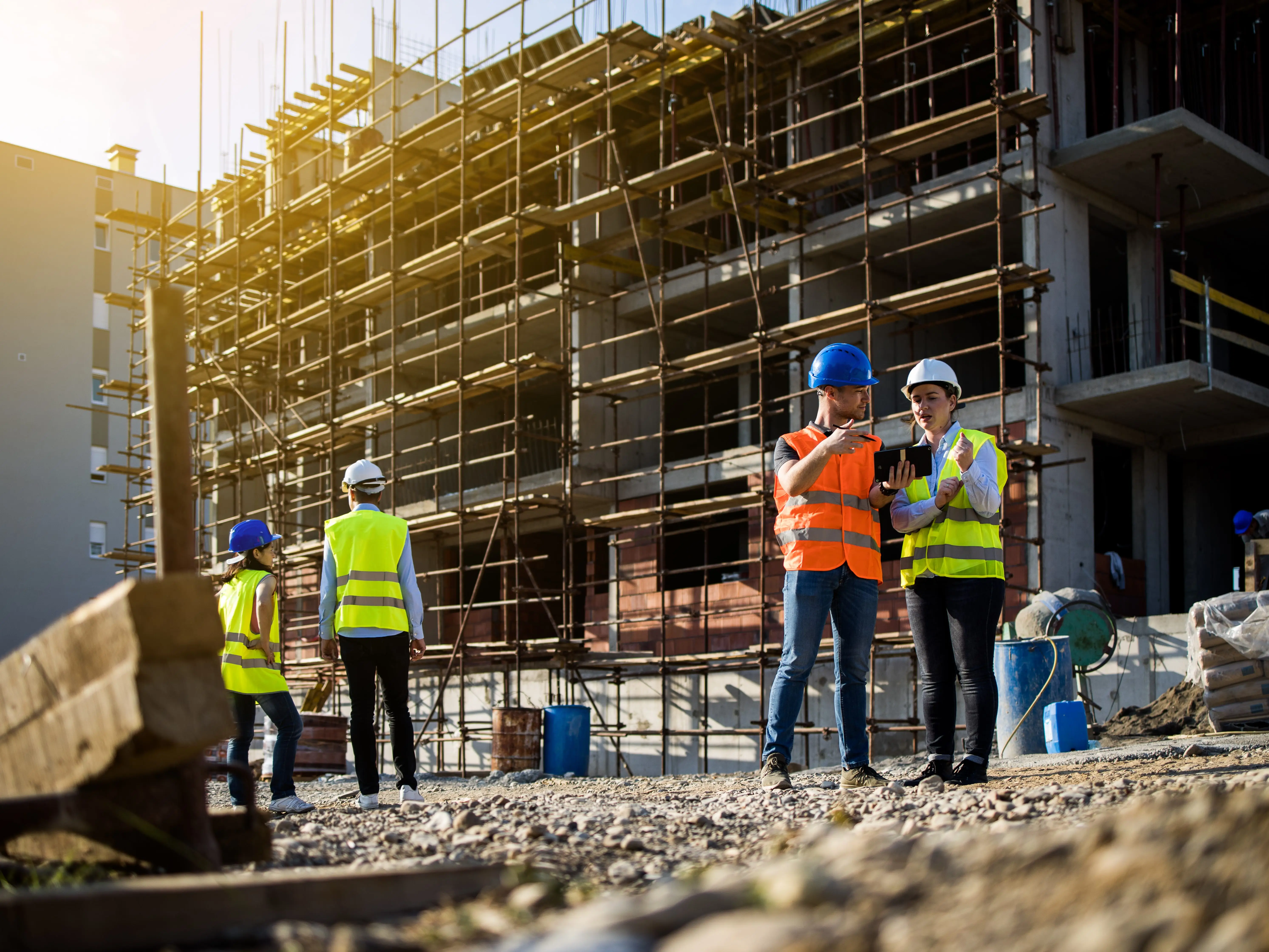 Construction workers