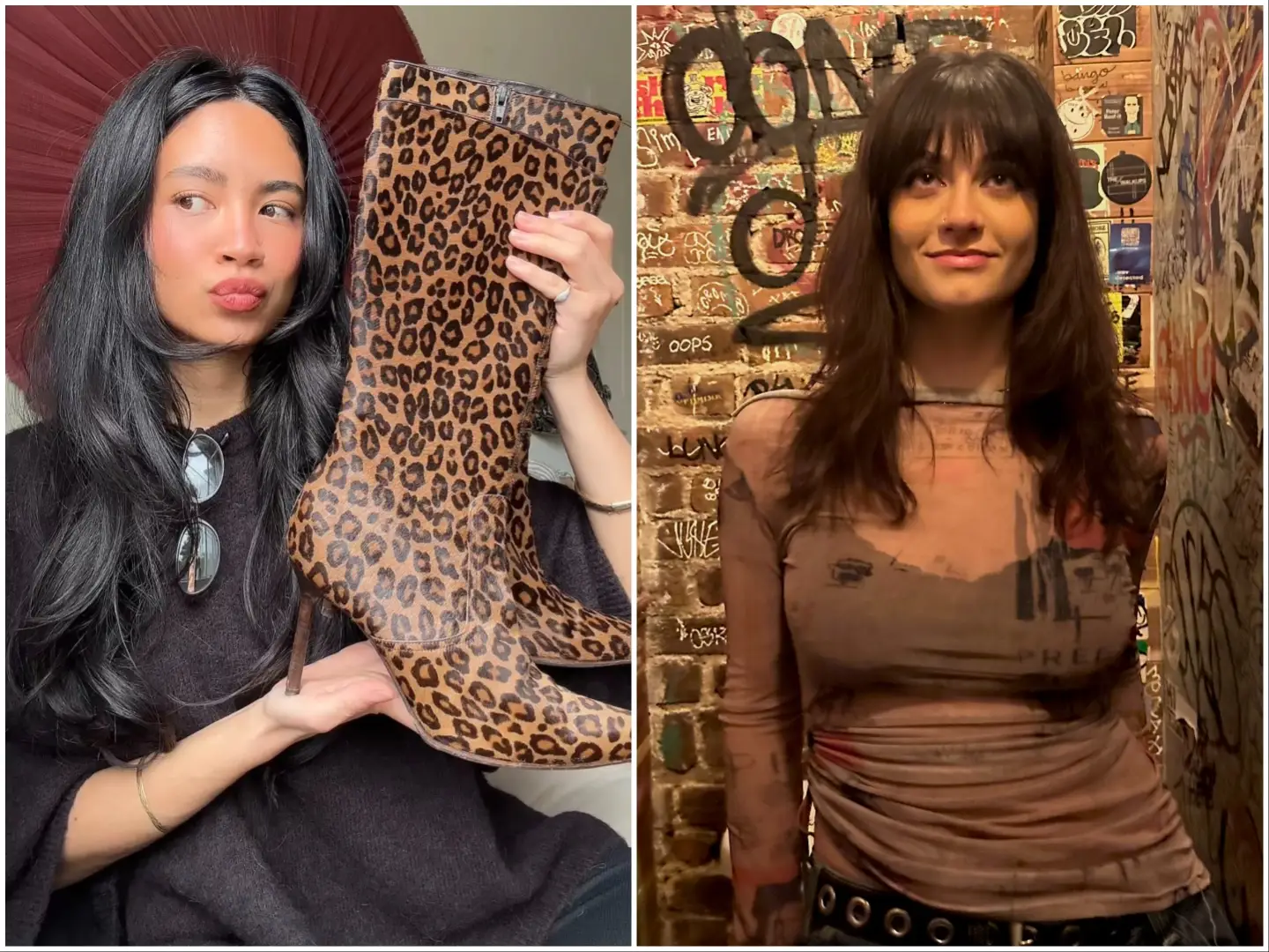 Composite image of Jessamine Black and Sydney Frost