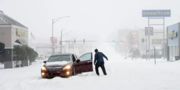Huge winter storm barrels toward East Coast as snow and ice blanket large parts of US
