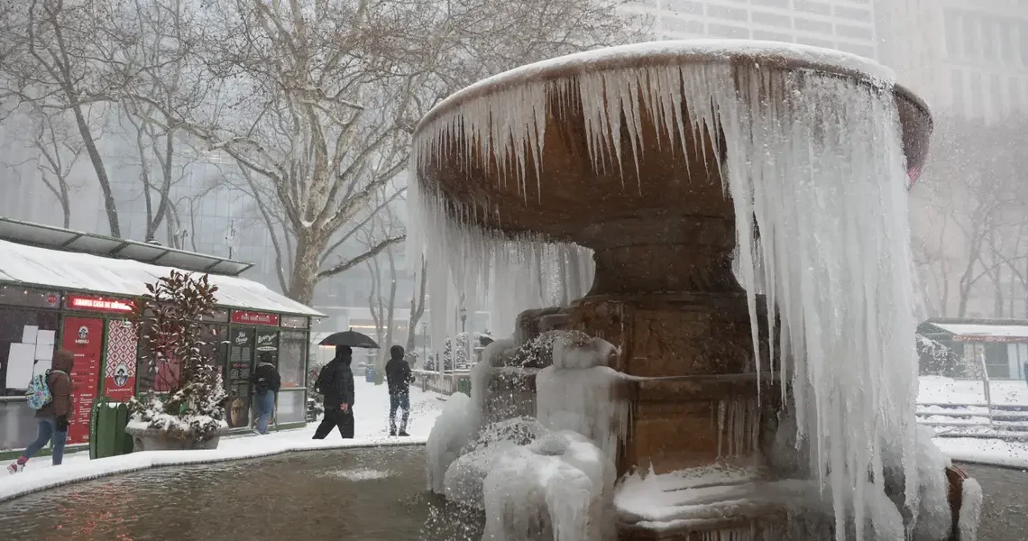Dramatic photos show how massive the winter storm is that’s pummeling the US